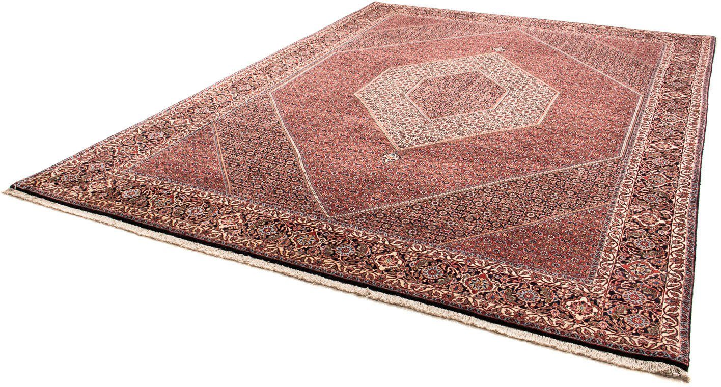 Orientteppich Perser - Bidjar - 352 x 252 cm - dunkelrot, morgenland, rechteckig, Höhe: 15 mm, Wohnzimmer, Handgeknüpft, Einzelstück mit Zertifikat
