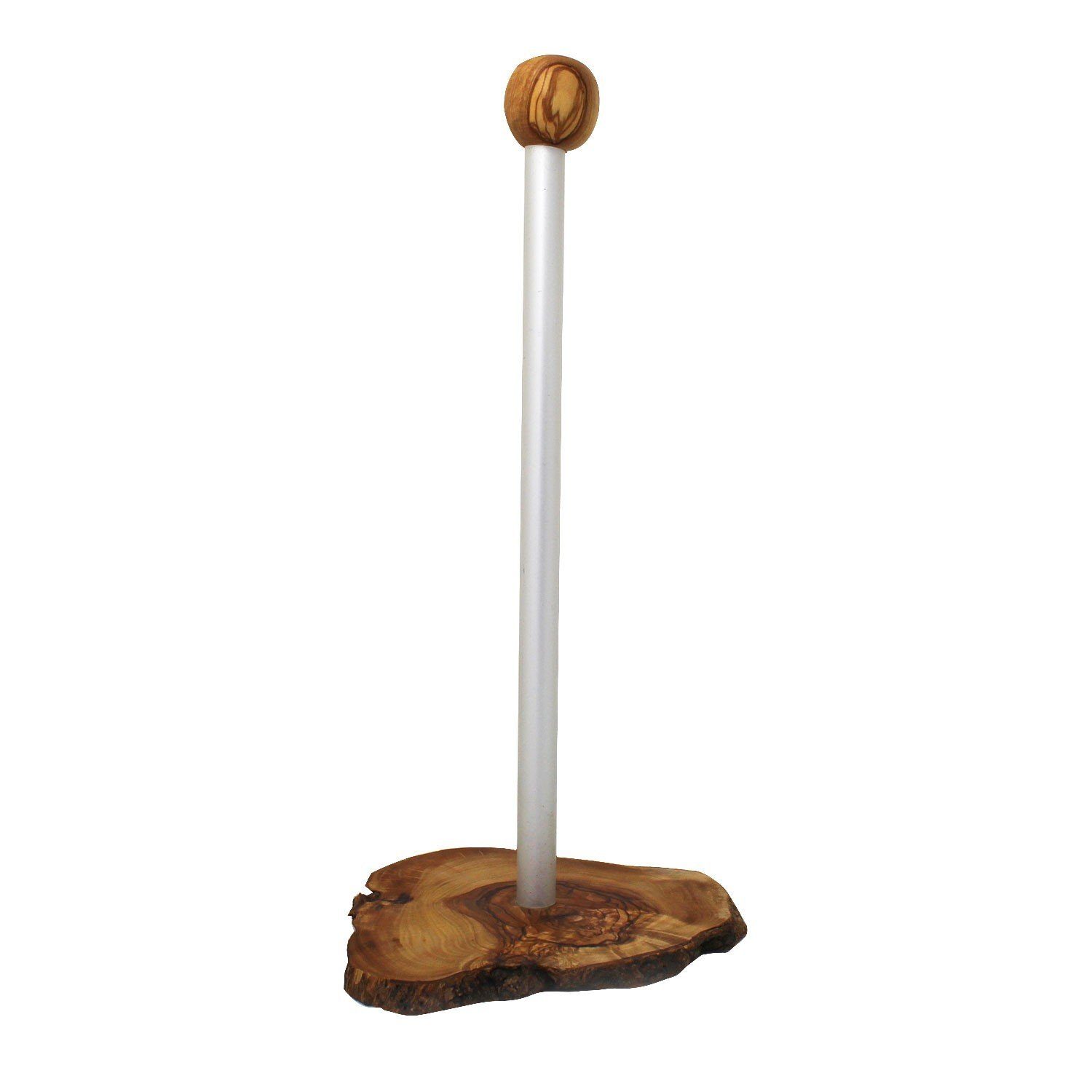 Kochlöffelhalter Küchenpapierhalter aus Holz und Metall