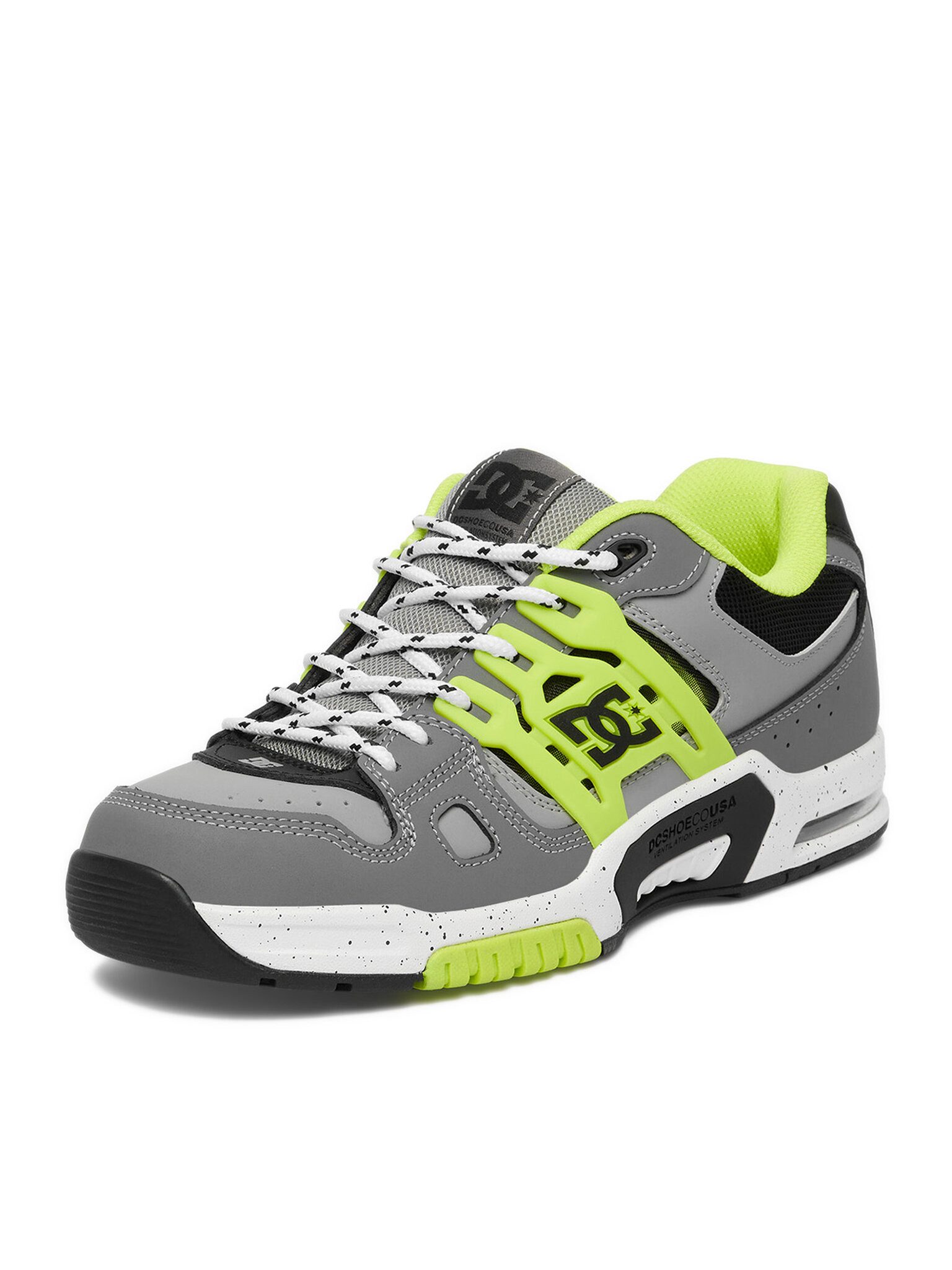 DC Shoes Dc Shoes Herren-Sneakers Grau DC SHOES-EO-AT-2 DC02906025 Grau Sneaker – Bild 3 von 5