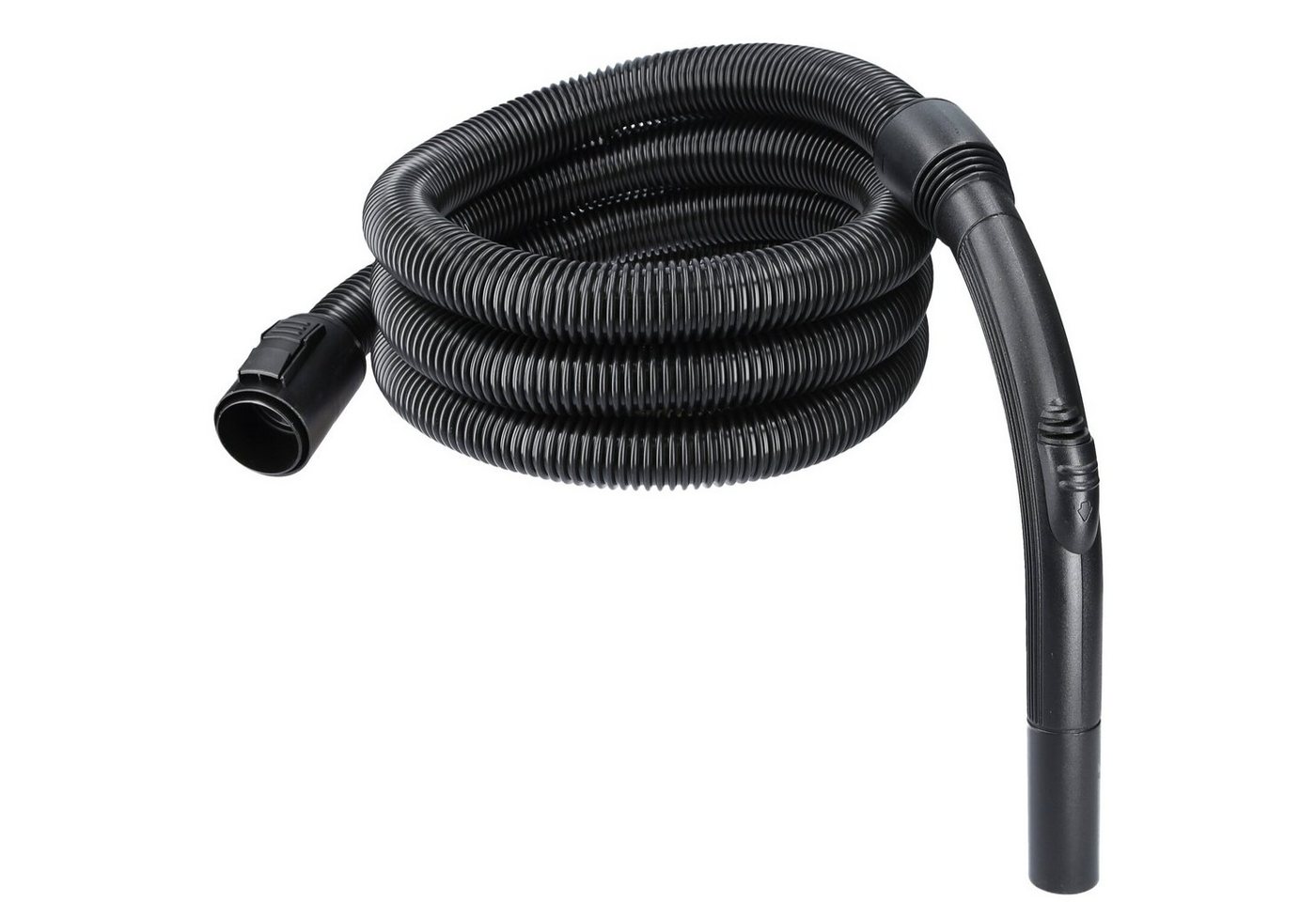 McFilter Staubsaugerschlauch (3 Meter) Schlauch mit Handgriff, Zubehör für Kärcher WD, MV, A Serie, SE Staubsauger, leicht, flexibel, formstabil, wendig