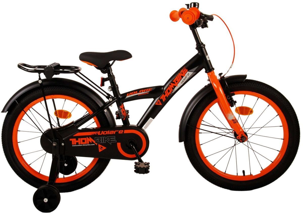 Kinderfahrrad 18 ZOLL Kinder Jungen Fahrrad Kinderfahrrad Bike Rad TB Orange 21798
