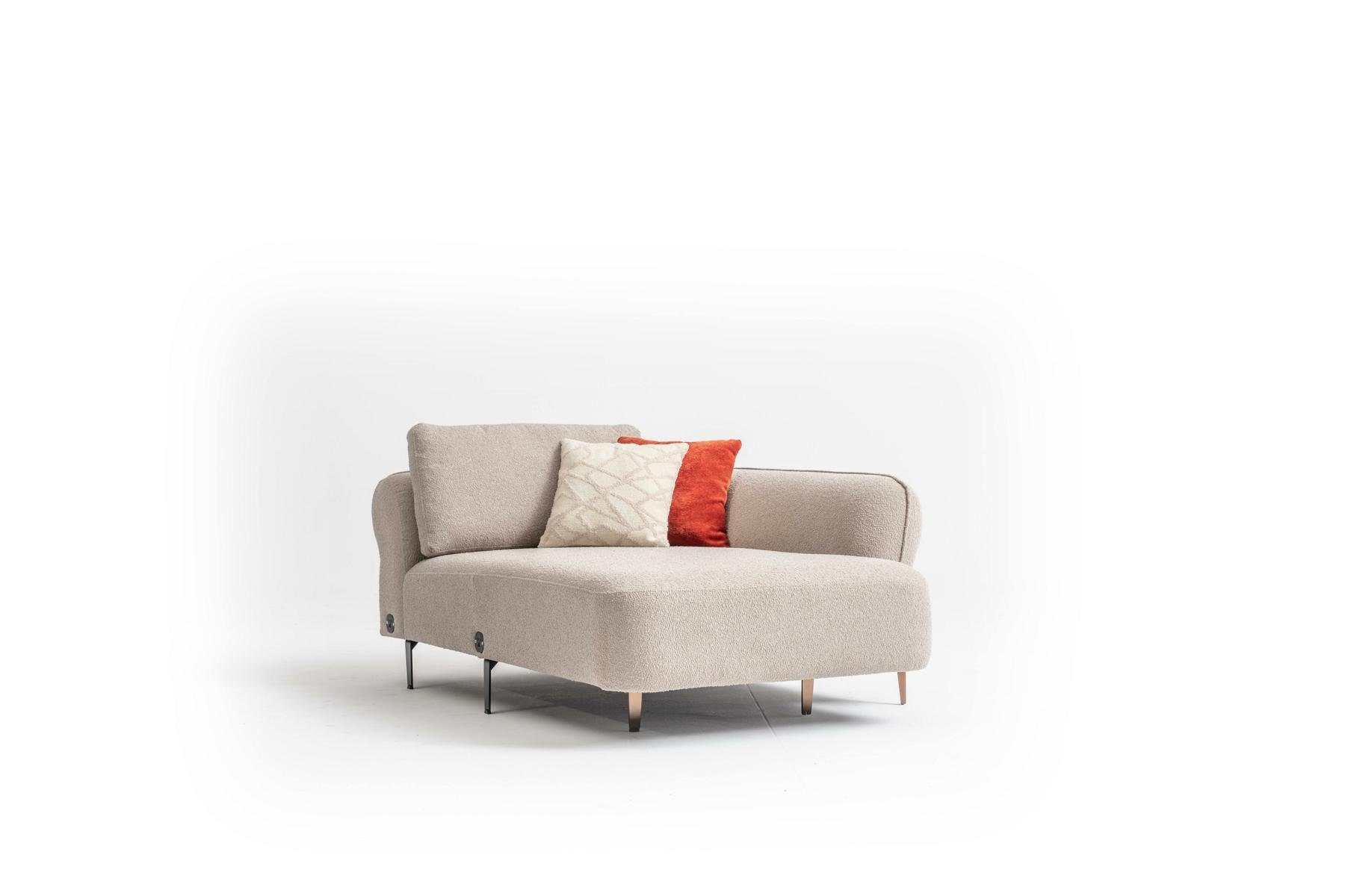 JVmoebel Ecksofa Beige Sofa U- Europe Polstersofa Wohnzimmer Design Modern, in Form Made