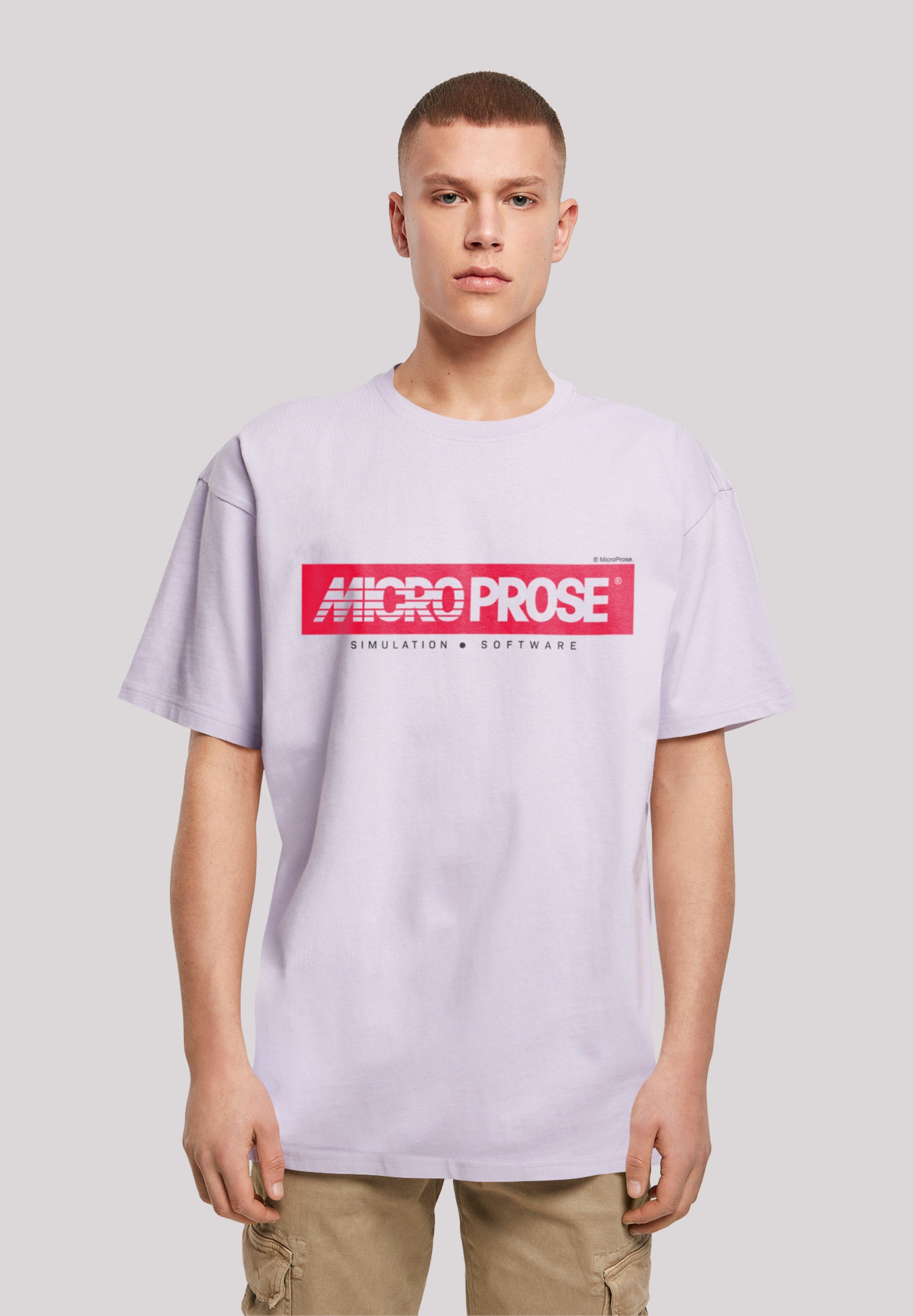 Print MicroProse T-Shirt F4NT4STIC lilac
