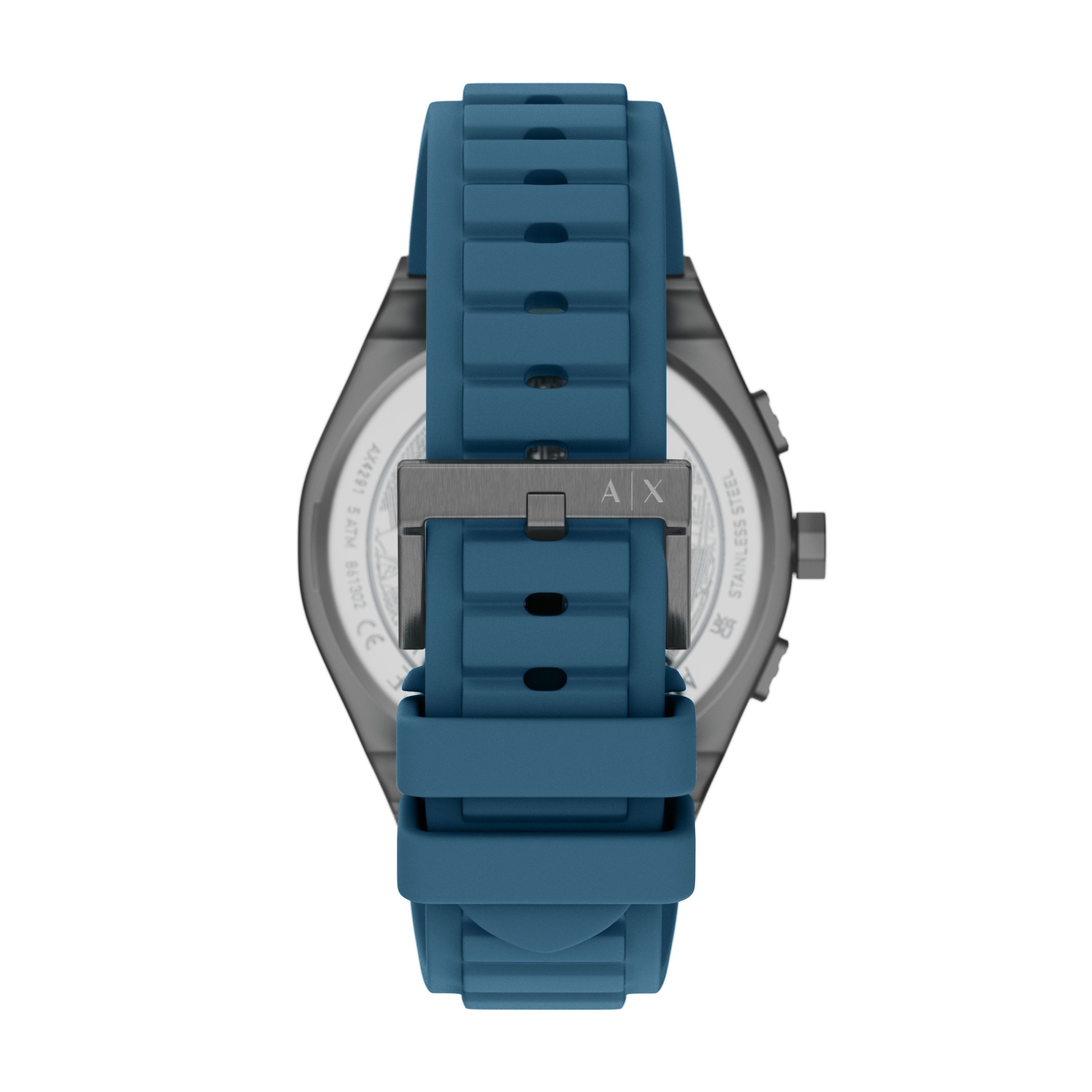 ARMANI EXCHANGE Chronograph SYNC AX4291, Quarzuhr, Armbanduhr, Herrenuhr, Silikonarmband, analog, Tag