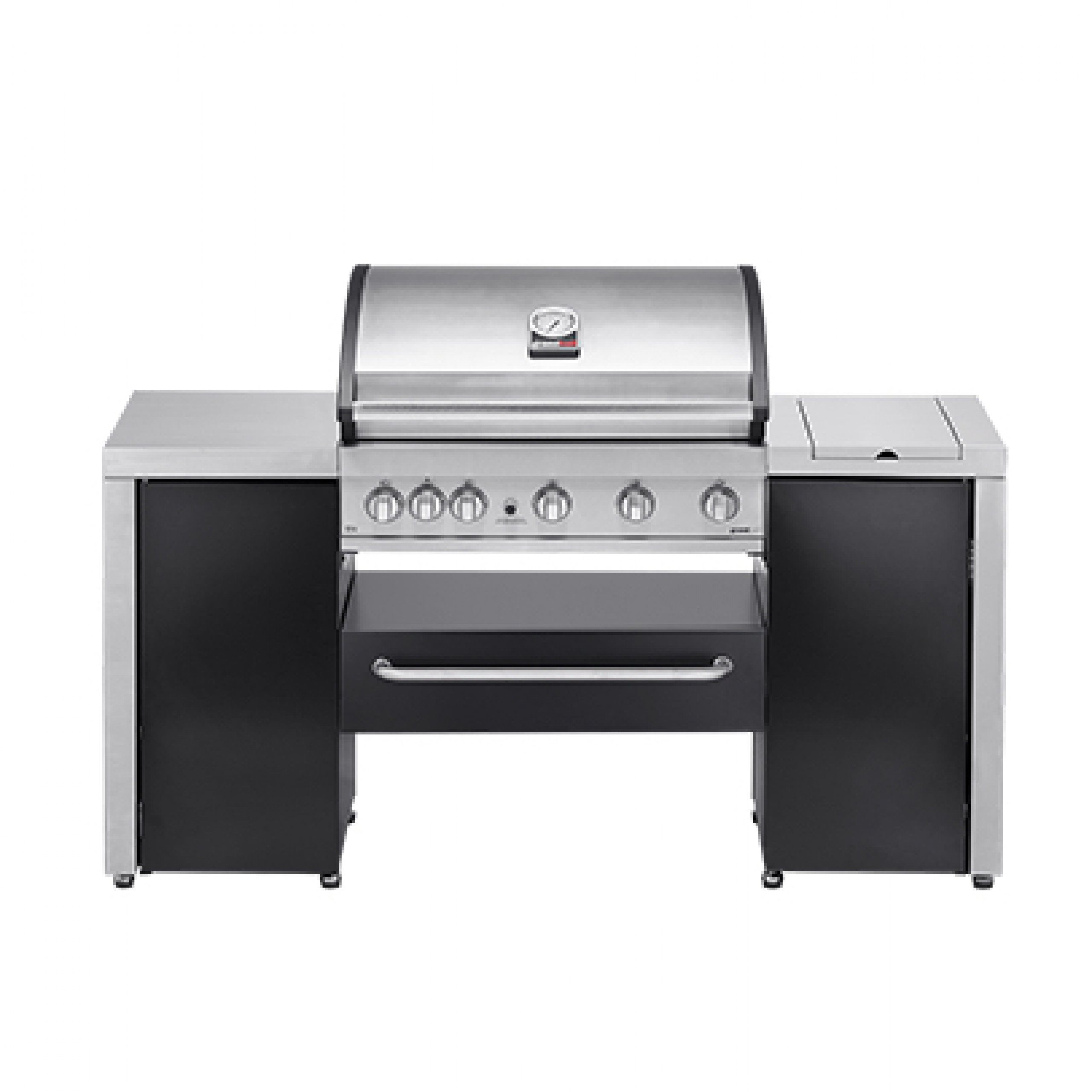 GrandHall Gasgrill Grandhall Gasgrill Elite G5 Island Grillinsel 5 Brenner, 1 Sear