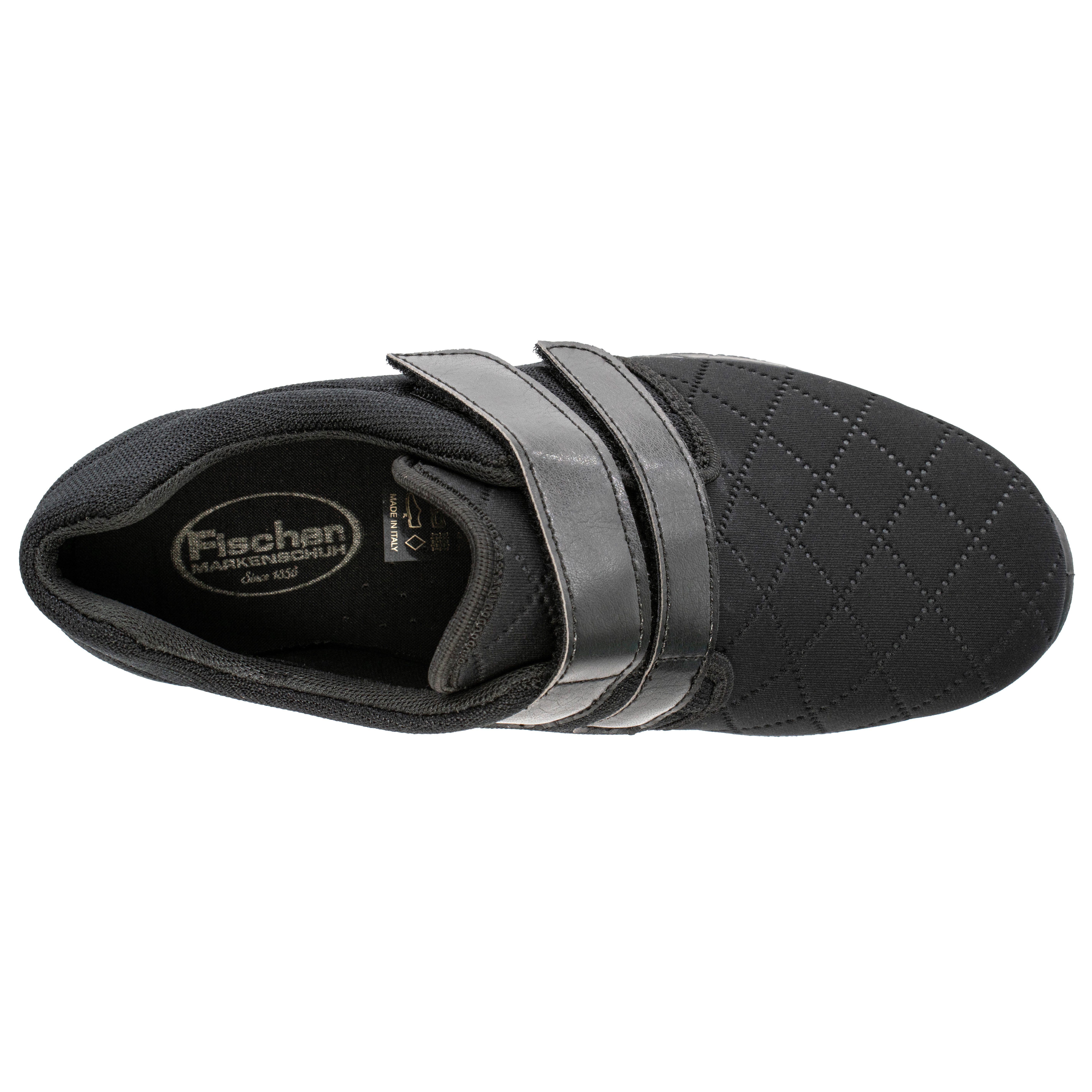 Fischer-Markenschuh Ilse Klettschuh aus Stretchmaterial/Mesh, Einlegesohle herausnehmbar, Weite H