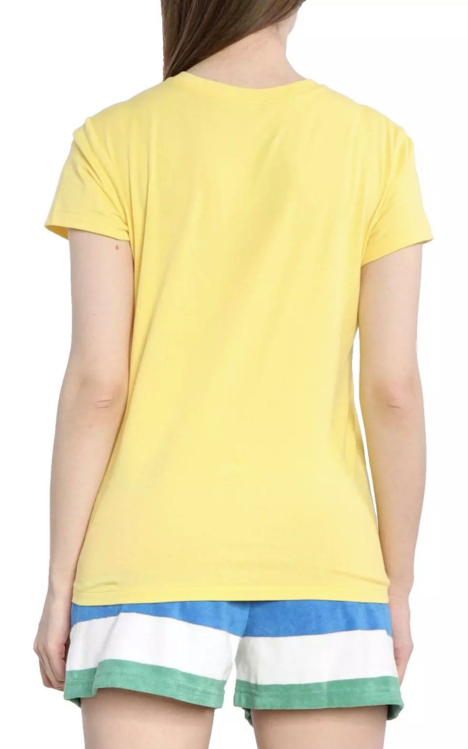 Polo Ralph Lauren T-Shirt Pony Classic Fit ikonische, blau gestickte Polo-Reiter-Logo-Applikation