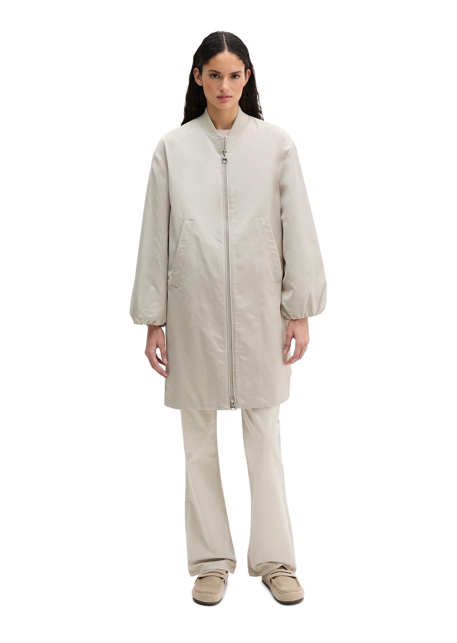 Marc O'Polo Kurzmantel aus recyceltem Polyester-Twill – Bild 5 von 5