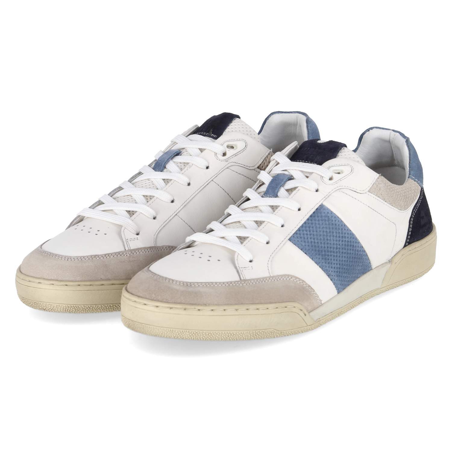 Bullboxer 7VD0020101 4100 Herren Leder white Sneaker