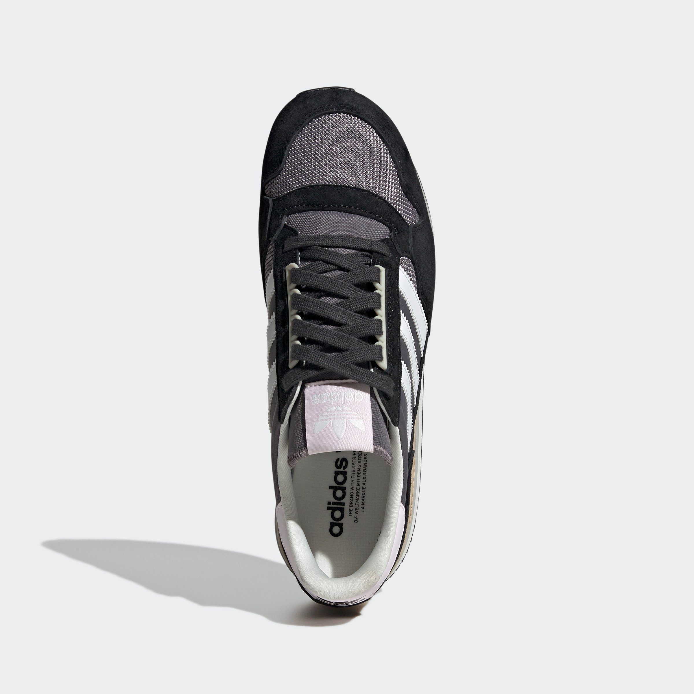 adidas Originals ZX CBLACK-CBLACK-ALMPNK 500 Sneaker