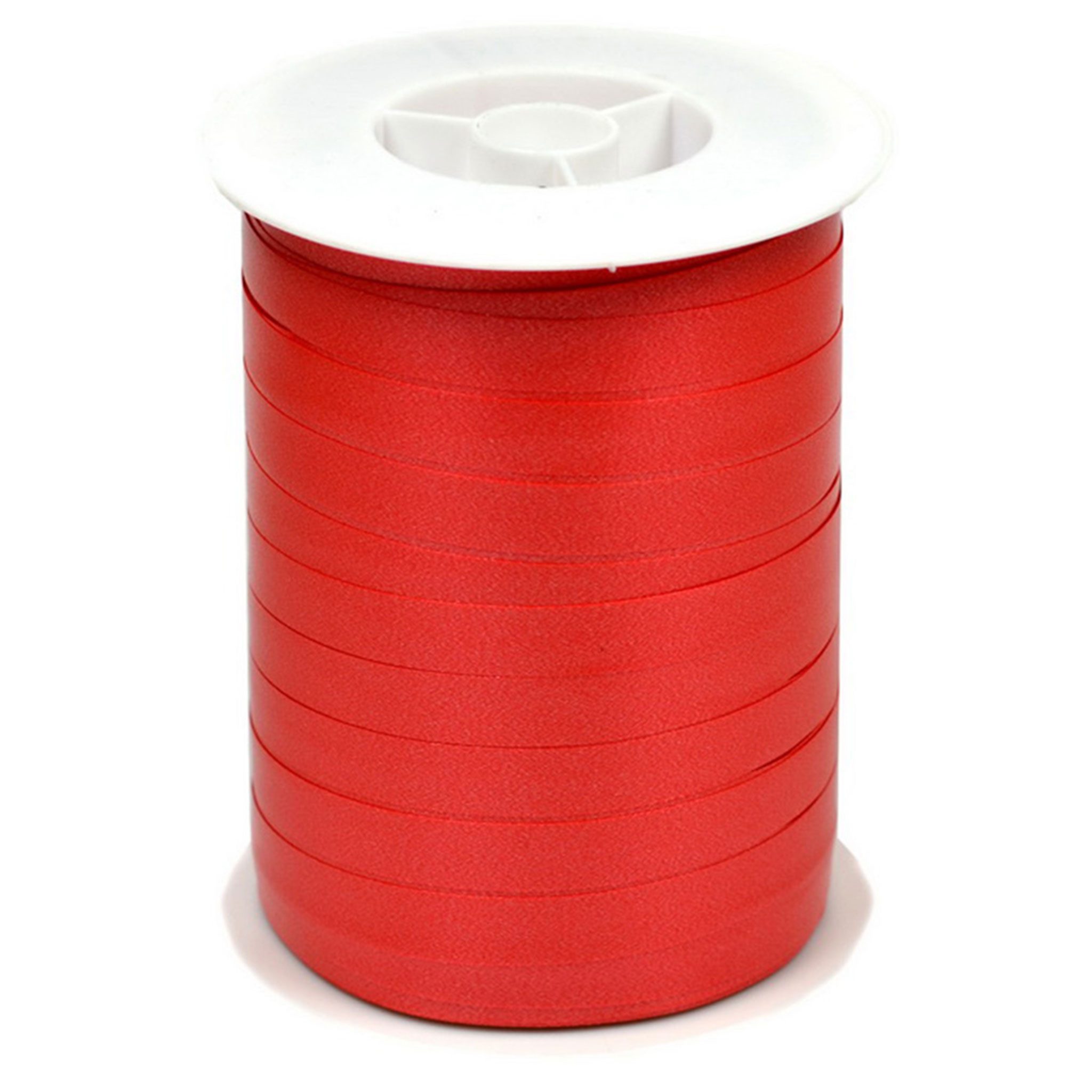 Star Dekoband, Geschenkband Ringelband 10mm x 250m Rolle Rot