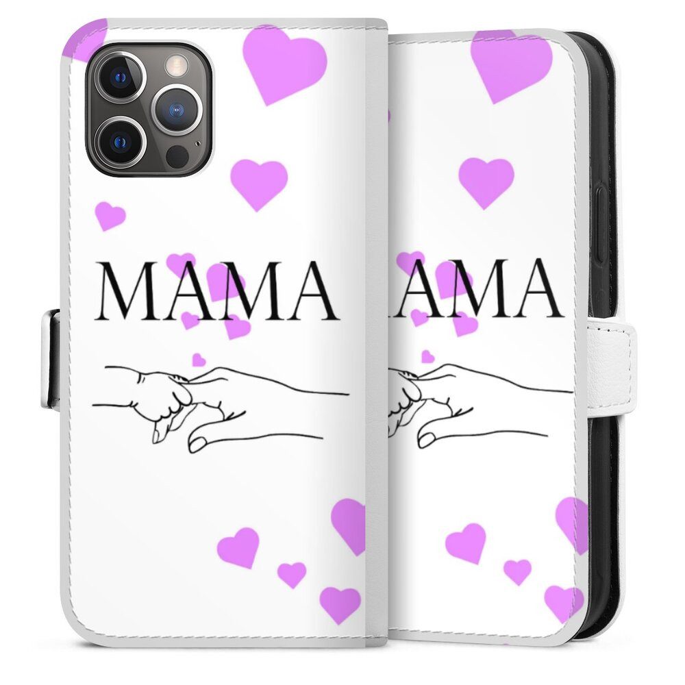 DeinDesign Handyhülle Muttertag Mama Familie Muttertag-Mama und kinder, Apple iPhone 12 Pro Hülle Handy Flip Case Wallet Cover