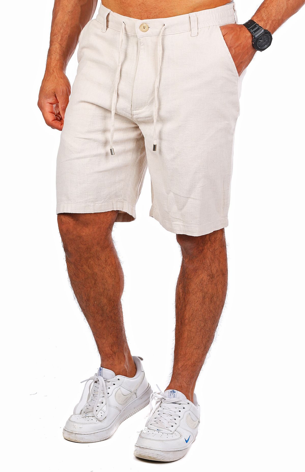 CARISMA Shorts Herren Leinen Baumwoll Mix günstig online kaufen