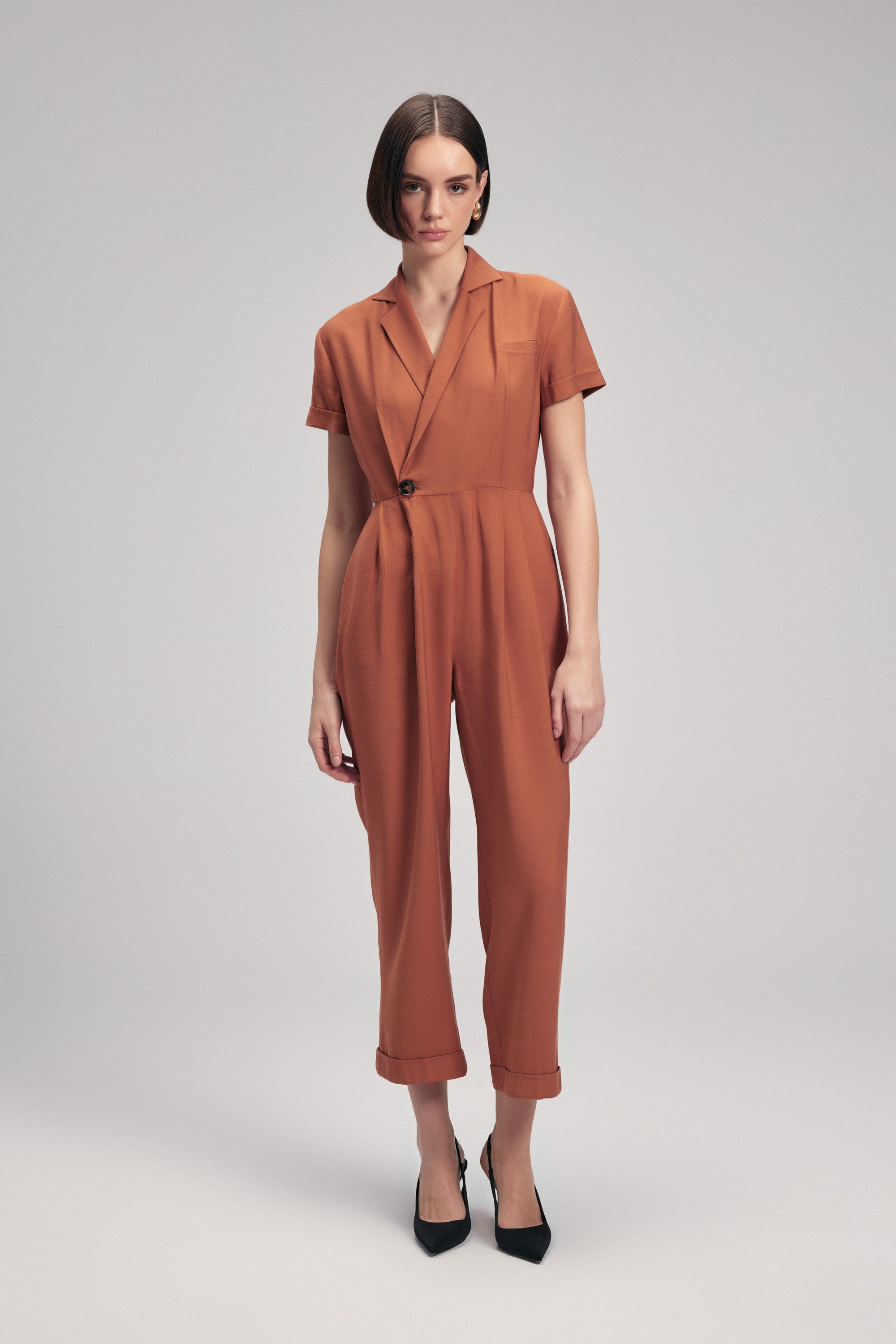 adL Jumpsuit Plissierter Overall