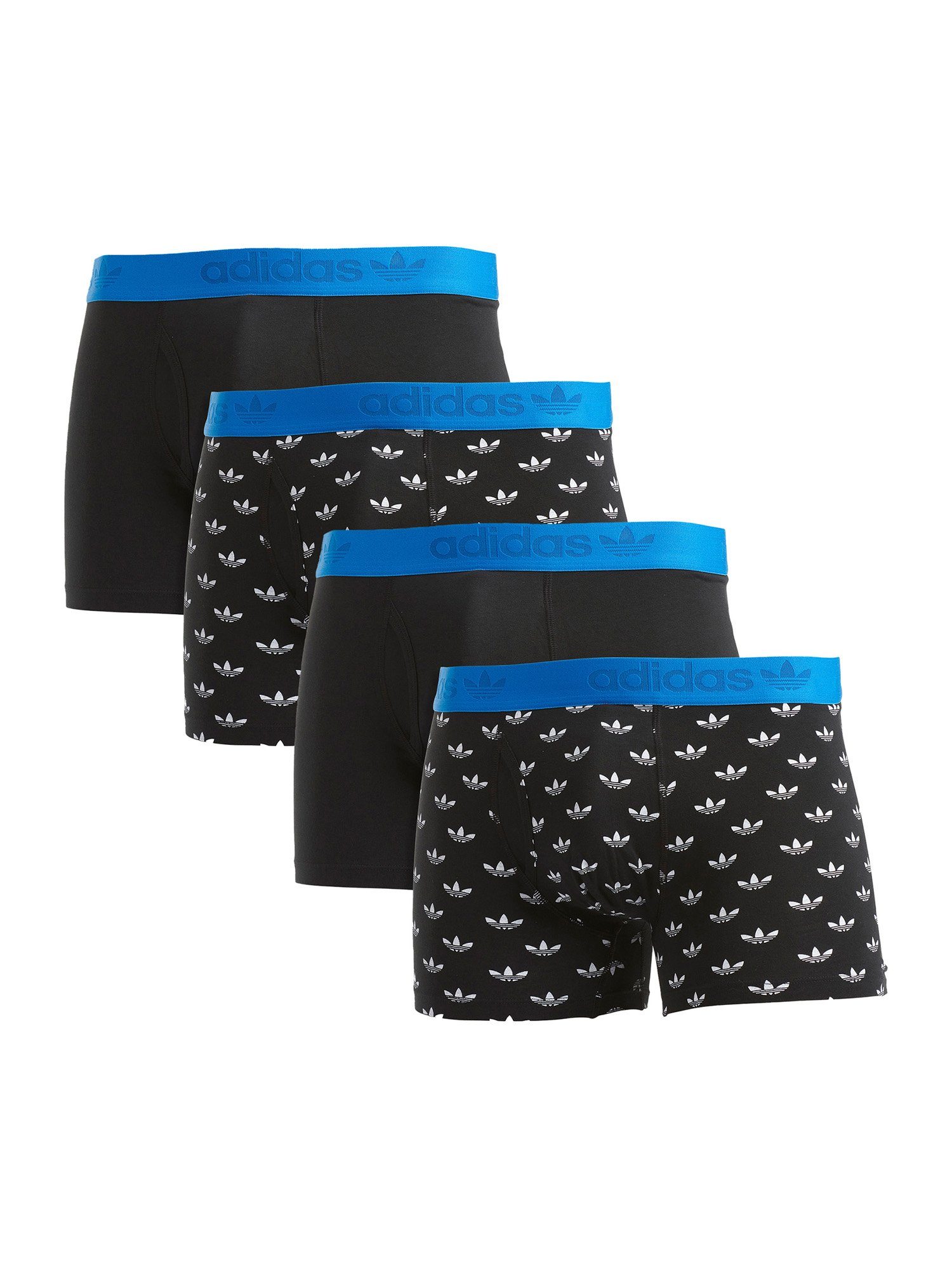 adidas Originals Retro Boxer Comfort Flex Cotton Print (4-St) schwarz