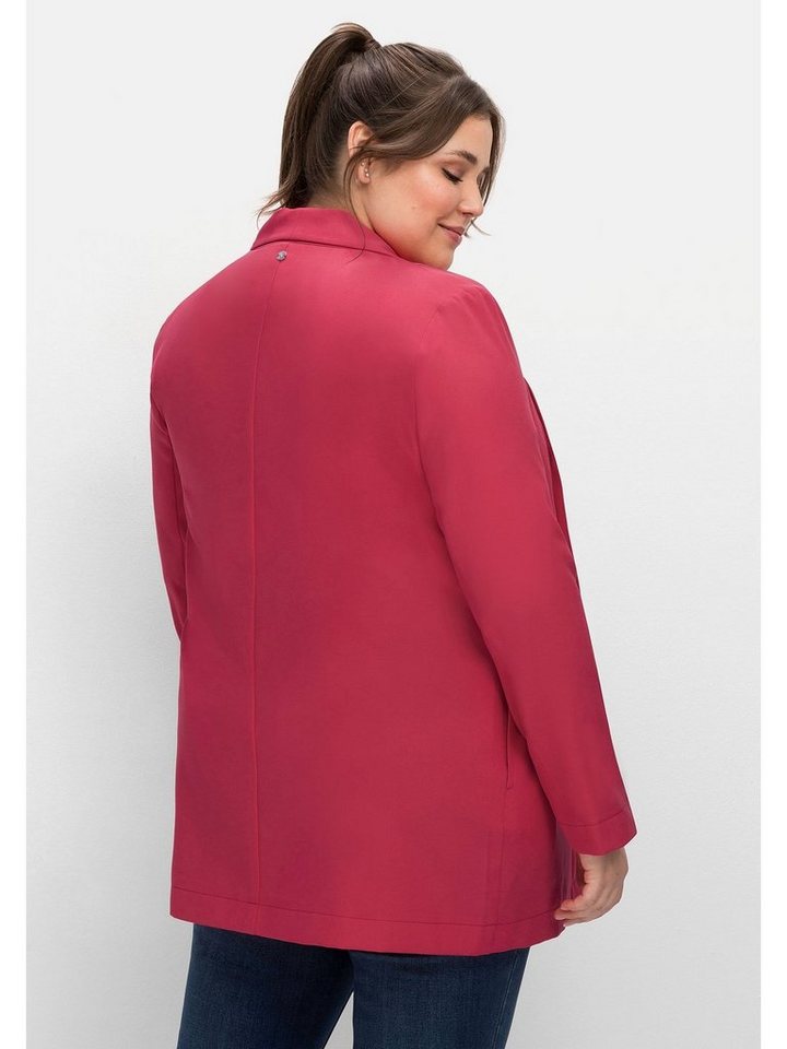Sheego Jackenblazer Große Größen mit Schalkragen und Taschen