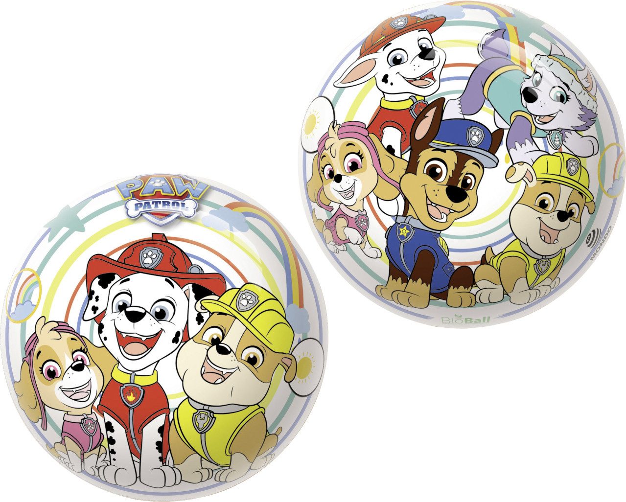 Fußball Happy People Paw Patrol Ball aus Kunststoff 23 cm