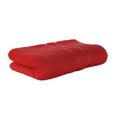 StickandShine Handtuch Handtücher Badetücher Saunatücher Duschtücher Gästehandtücher in Rot zur Wahl 100% Baumwolle 500 GSM