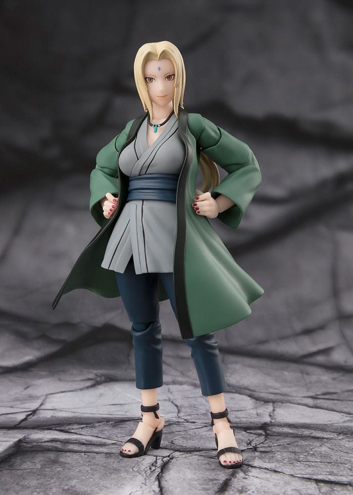 Bandai Tamashii Nations Actionfigur Naruto S.H.Figuarts Tsunade The legendary Medical Ninja 14 cm
