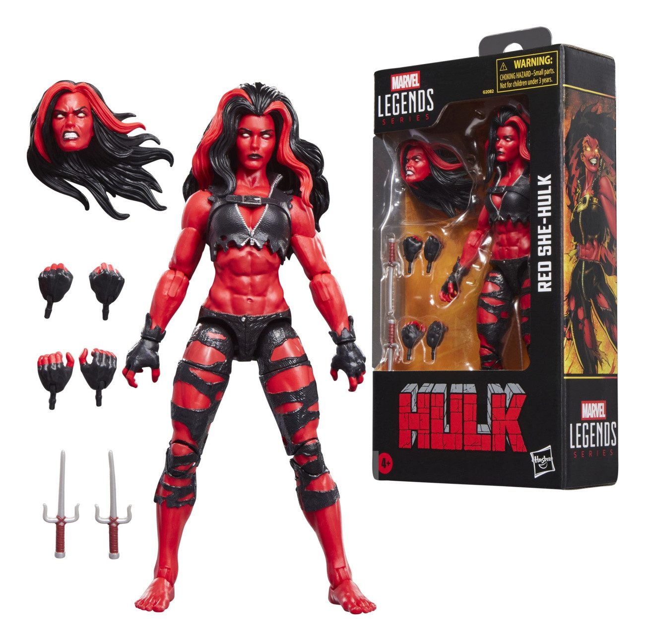 Hasbro Actionfigur Hulk Marvel Legends Actionfigur Red She-Hulk 15 cm