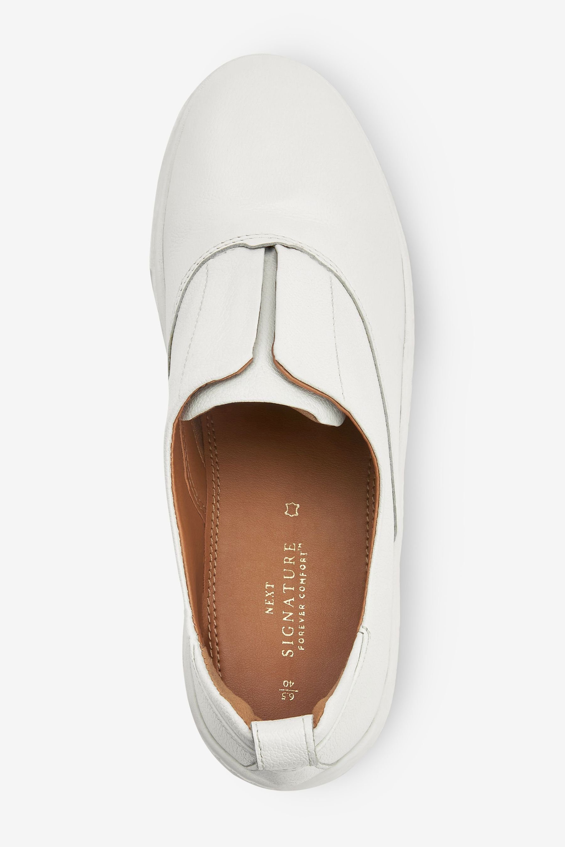 Next Signature Ledersneaker mit Plateau und Keilabsatz Sneaker (1-tlg)