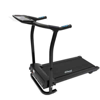 Physionics Laufband Elektrisch Heimtrainer Jogging Home Fitnessgerät klappbar (1-tlg), Bluetooth, LED Display, Scan, Geschwindigkeit, Entfernung, Puls, Zeit