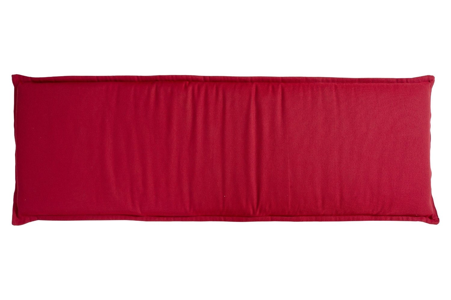 GO-DE Bankauflage REDSUN, B 48 x L 148 cm, Rot, Polyester, (1 St), für 3-Sitzer, mit Stehsaum