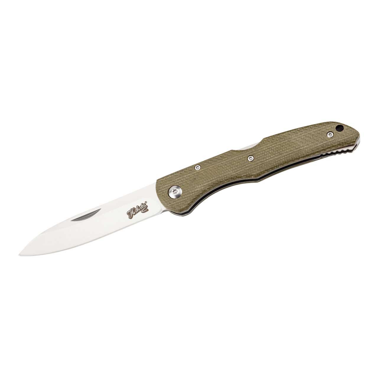 Herbertz Taschenmesser Selektion Taschenmesser AISI 440 Stahl rostfrei Back Lock Micarta Heft