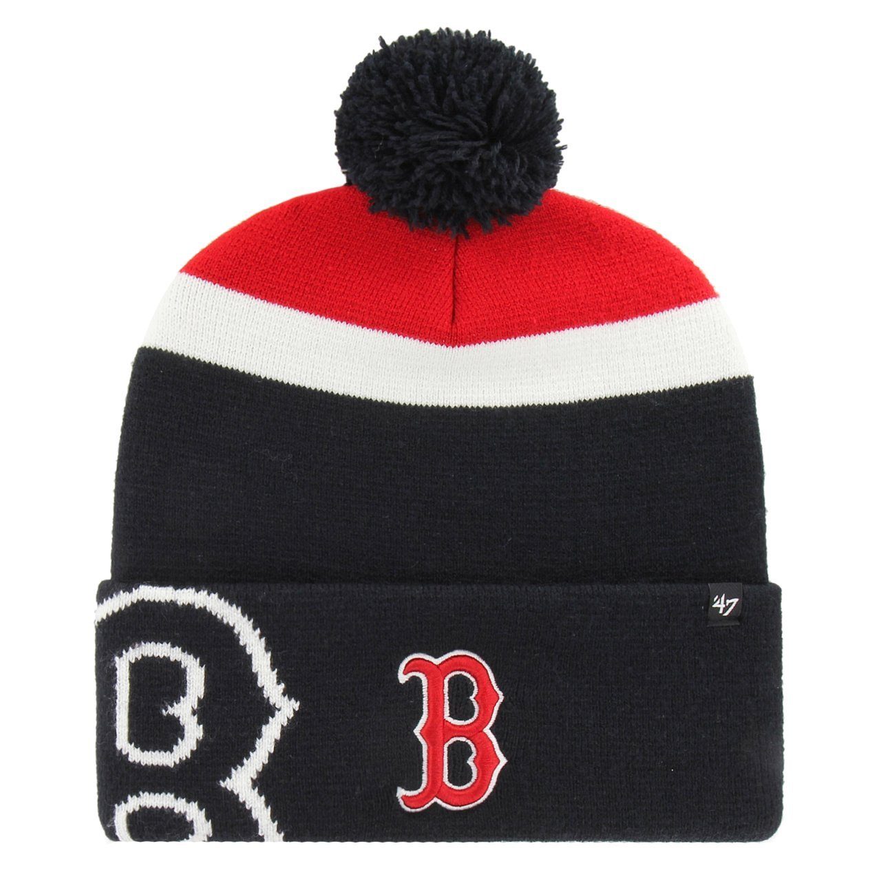'47 Sox Red Beanie Boston Brand Fleecemütze MOKEMA