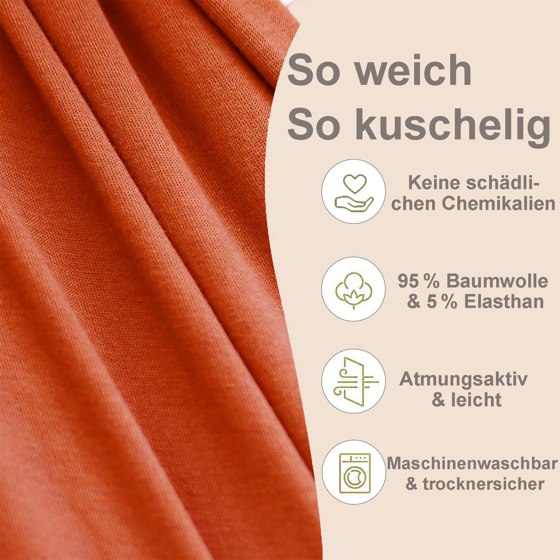 Mutig Babytrage Koala Babytrage elastisch ohne Knoten für Neugeborene & Eltern-S/M/L (Belastbar bis zu 16 kg / 50 lbs, passend ab Geburt bis etwa 3 Jahre, Entlastung für Rücken & Schultern,mehr Komfort für Mama & Pap), freihändiges Tragen beim Kochen, Einkaufen oder Spazierengehen