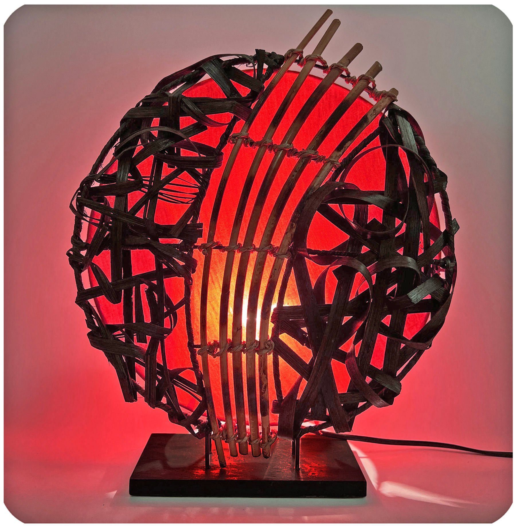 SIMANDRA Stehlampe Feng Shui, Ambilight, ohne Leuchtmittel, Warmweiß, Stimmungsleuchte im Bali-Design