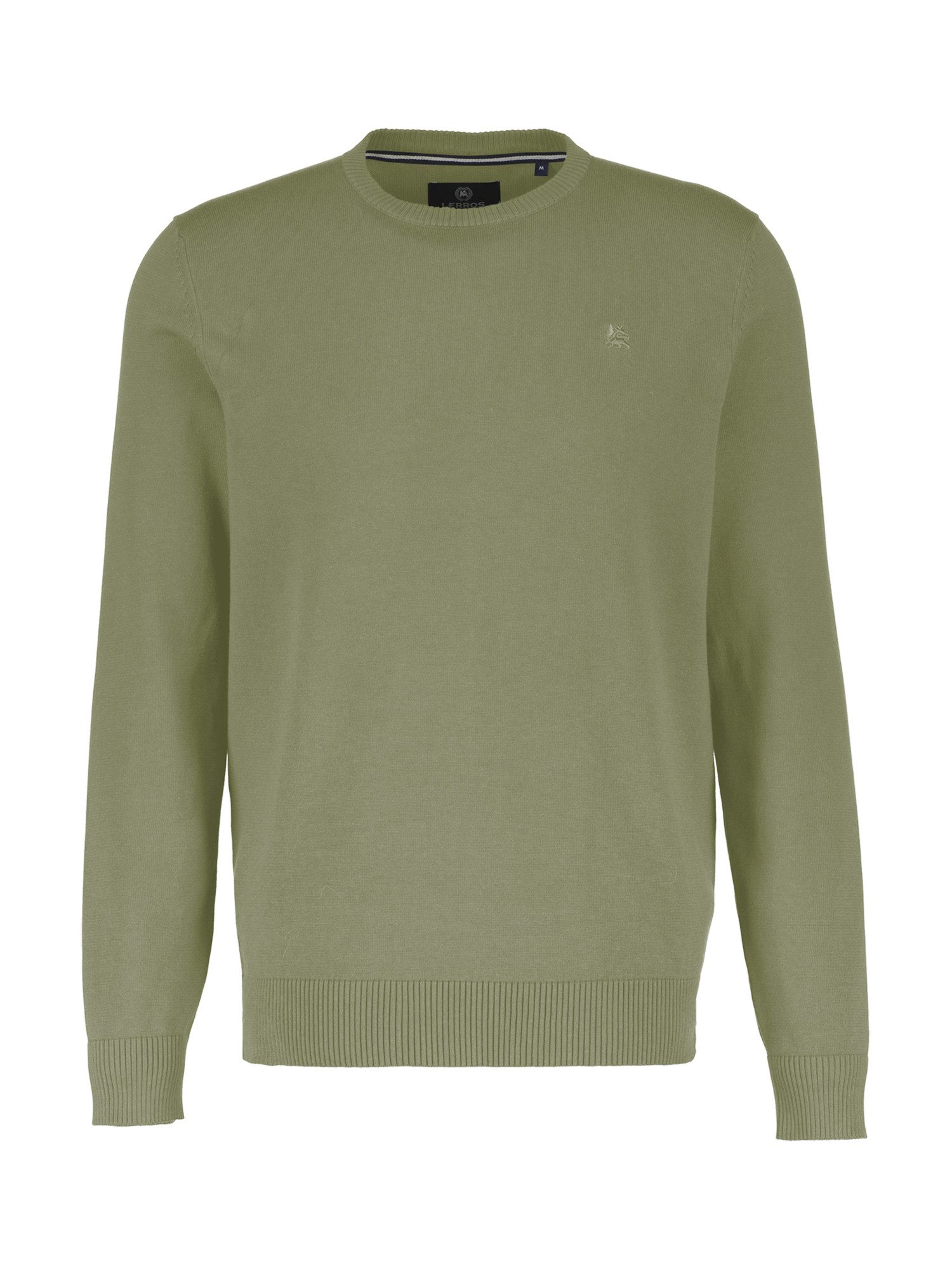 Strickpullover Herren Strickpullover aus Baumwolle mit Crewneck Ausschnitt