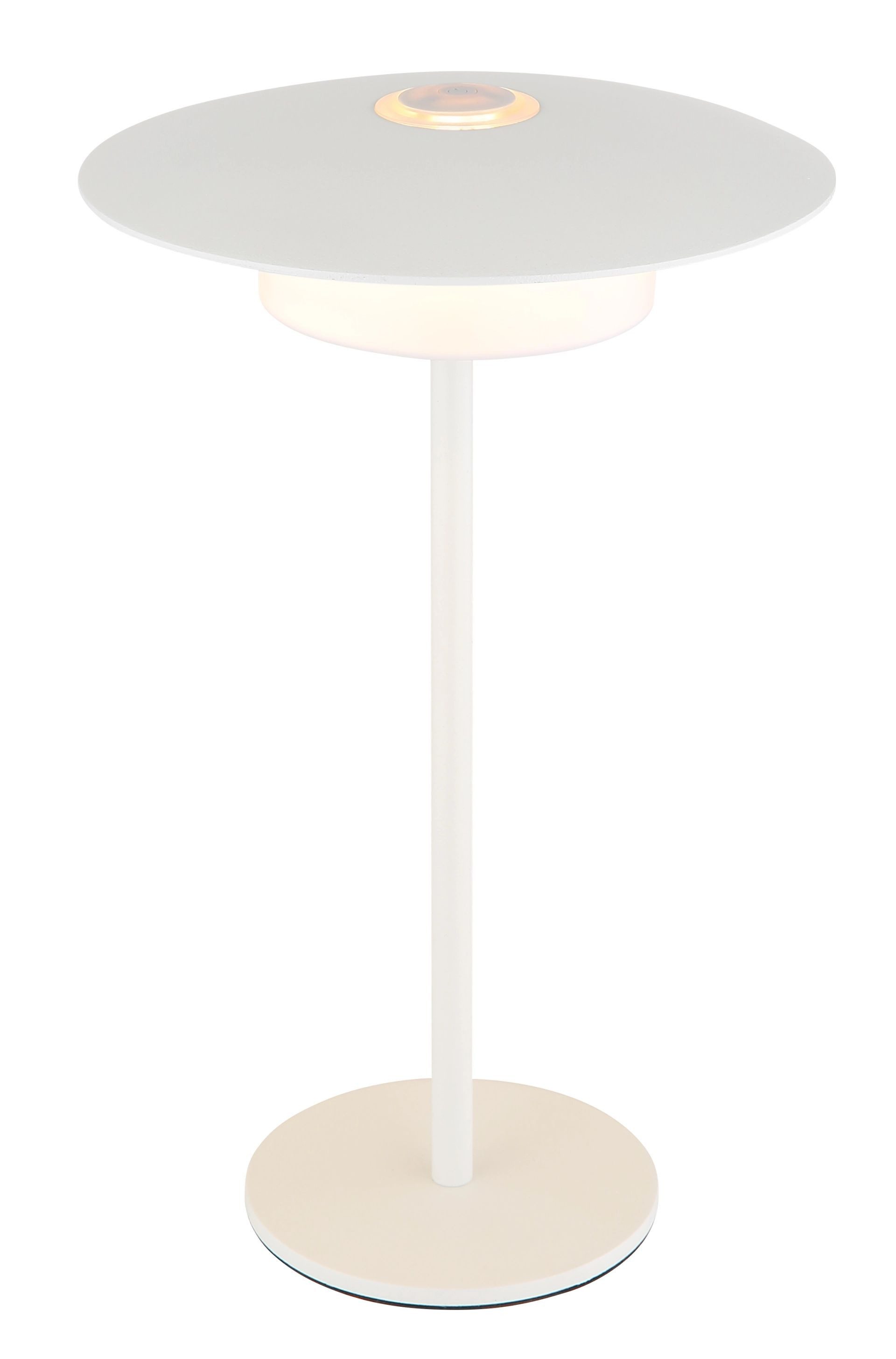 GLOBO LIGHTING LED Tischleuchte KYLER, Dimmfunktion, Memoryfunktion, mehrere Helligkeitsstufen, LED fest integriert, warmweiß - kaltweiß, Akku Tisch- und Wandleuchte, Touchdimmer, Lichttemperaturwechsel