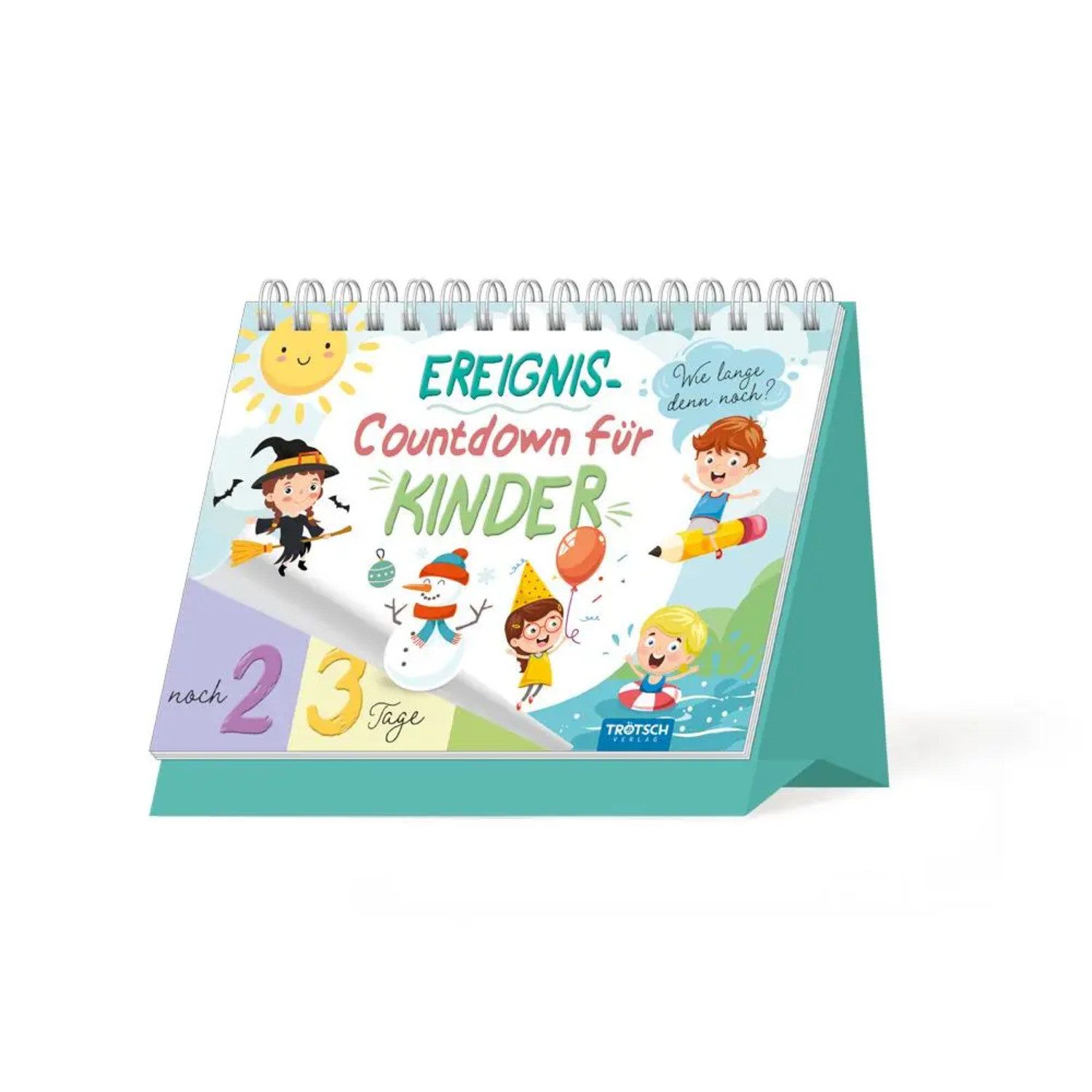 Trötsch Verlag Tischkalender Trötsch Event-Countdown Ereignis-Countdown für Kinder