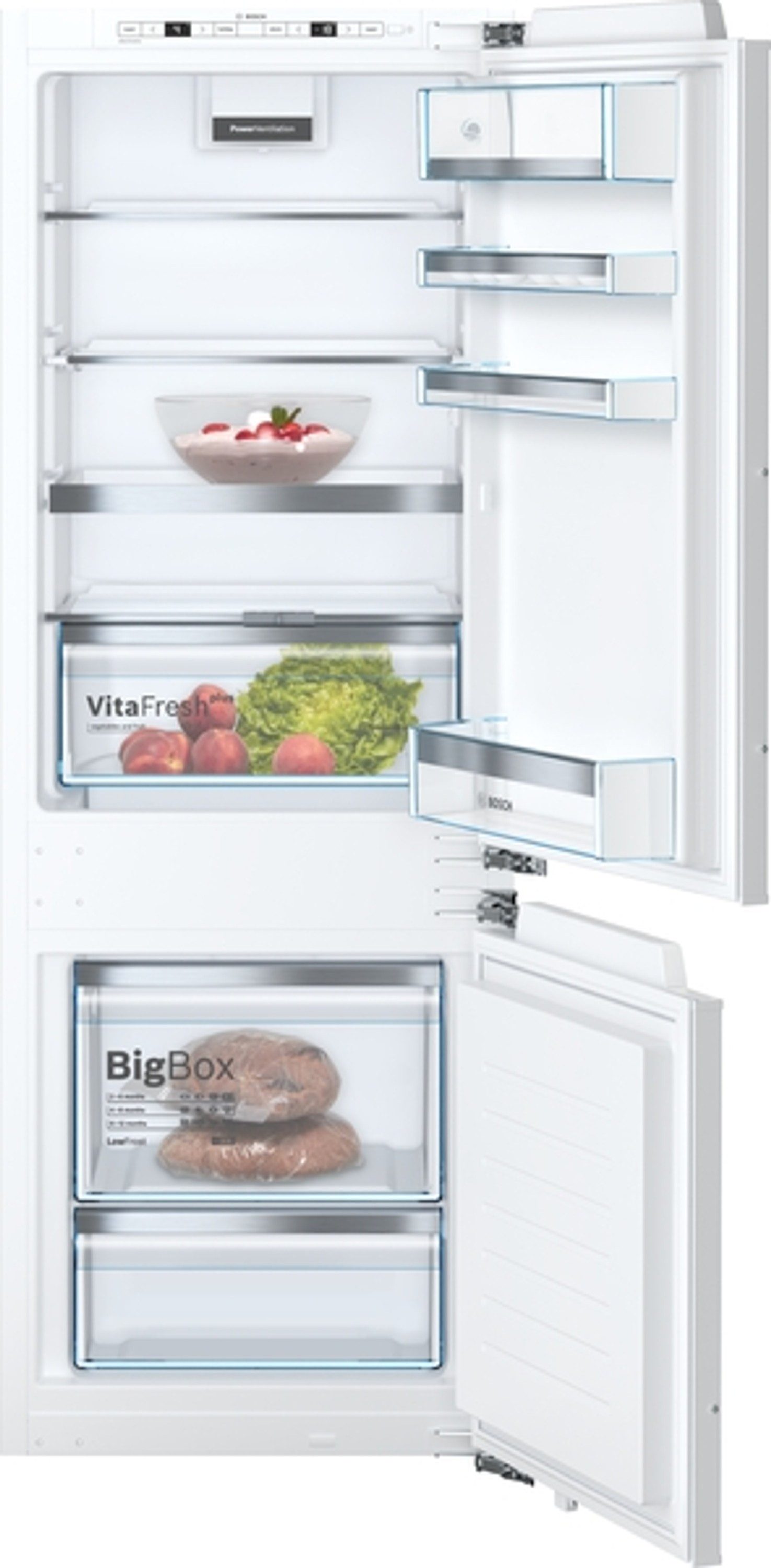 BOSCH Einbaukühlgefrierkombination KIS77ADD0, 157.8 cm hoch, 55.8 cm breit