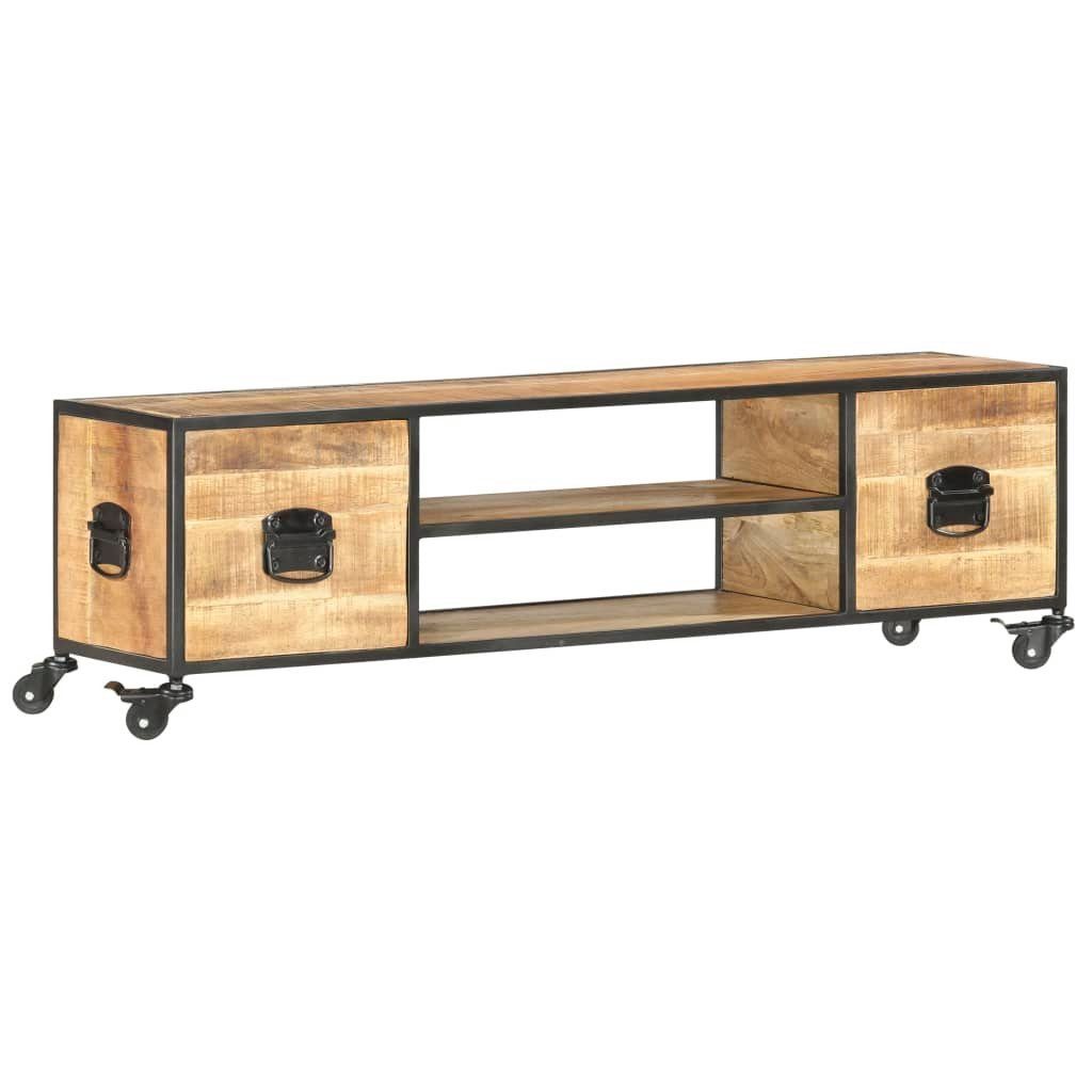 vidaXL TV-Schrank TV-Schrank 130x30x39 cm Massivholz Mango