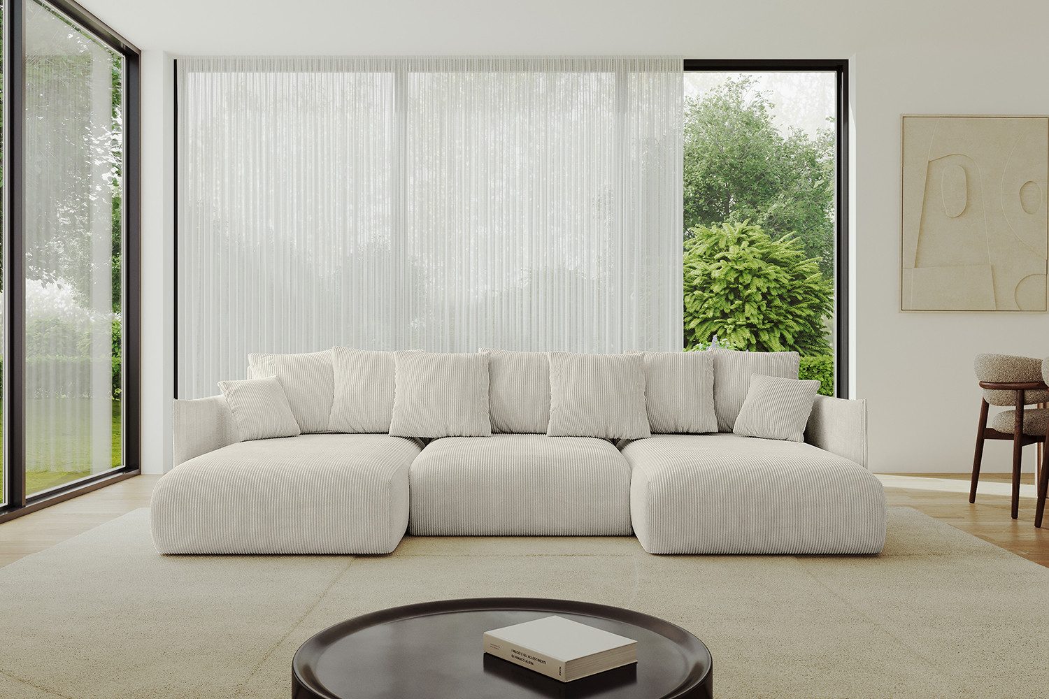 ALTDECOR Wohnlandschaft ONESK-U, Couch mit Schlaffunktion, günstig online kaufen
