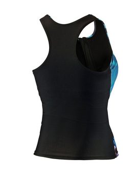 Beco Beermann Tankini BEsuit Racerback (1-St) mit Front-Reißverschluss und Innen-BH in aufregendem Blütendesign