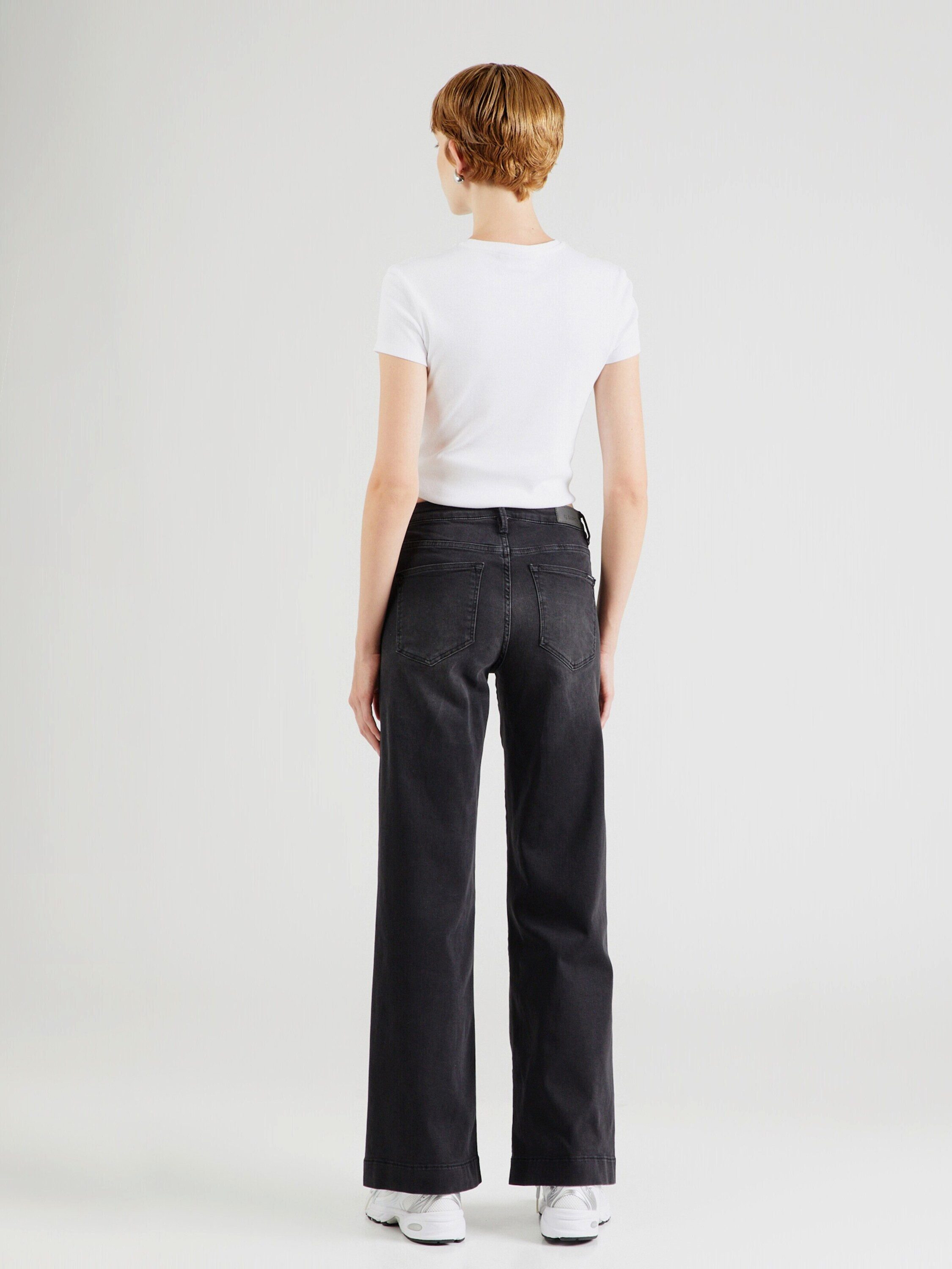 Garcia Weite Jeans (1-tlg) Plain/ohne Details