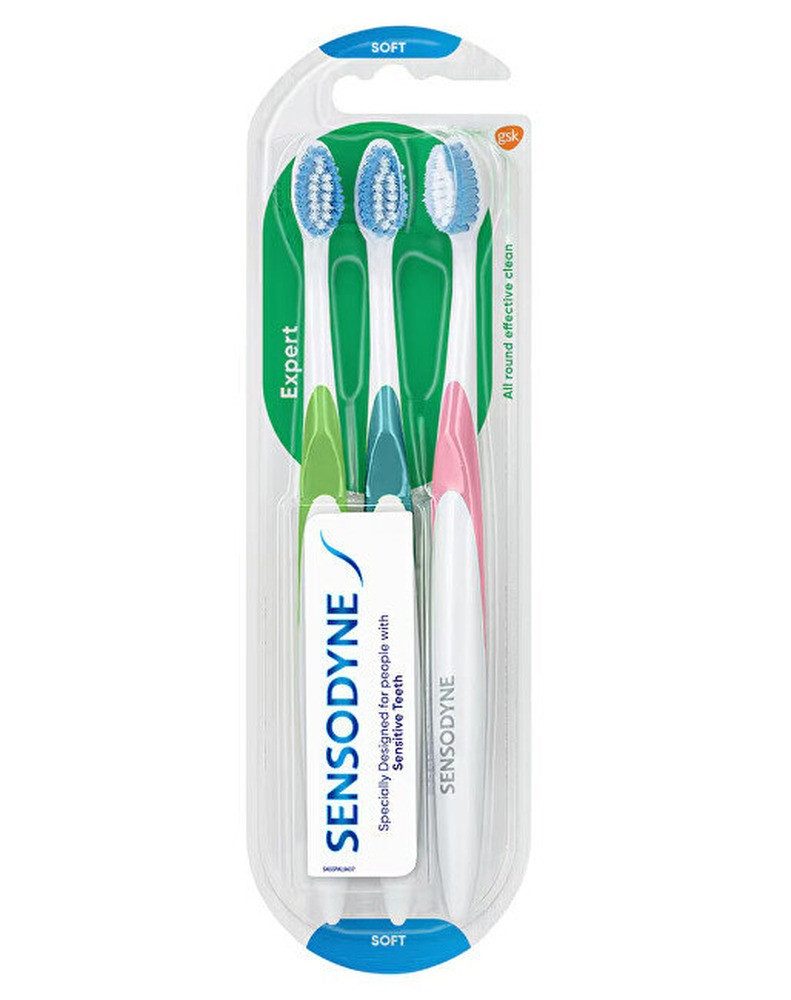 SENSODYNE Zahnbürste Sensodyne Expert Soft Trio