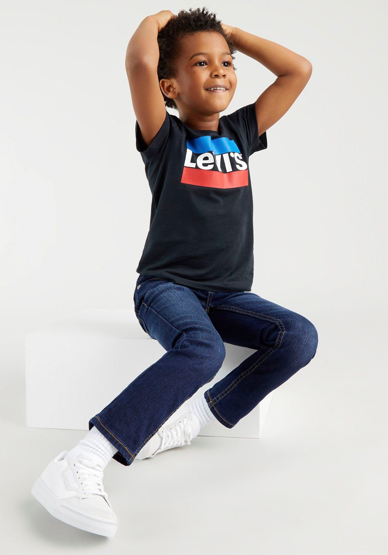 Levi's® Kids Skinny-fit-Jeans dark-blue used for FIT 510 BOYS SKINNY JEANS