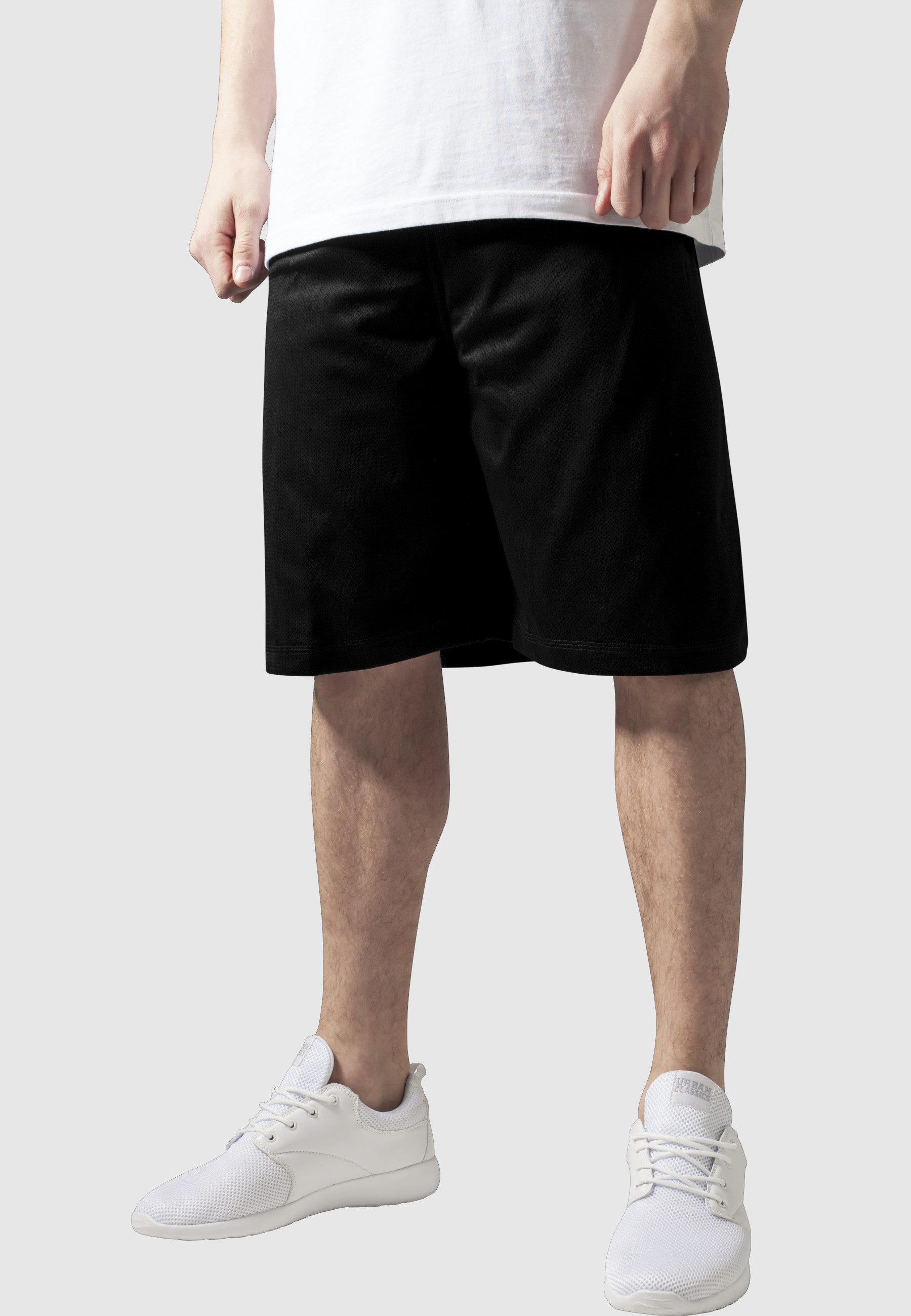 URBAN CLASSICS Stoffhose Urban Classics Herren Bball Mesh Shorts (1-tlg)