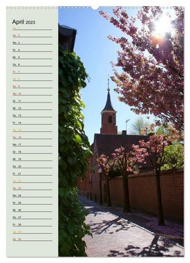 CALVENDO Wandkalender Leer hat Flair / Geburtstagskalender (Premium, hochwertiger DIN A2 Wandkalender 2023, Kunstdruck in Hochglanz)