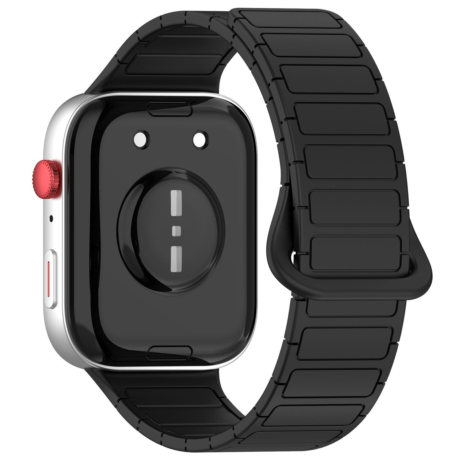 Wigento Smartwatch-Armband Für Huawei Watch Fit 4 / 4 Pro / 3 Two Color Sil günstig online kaufen