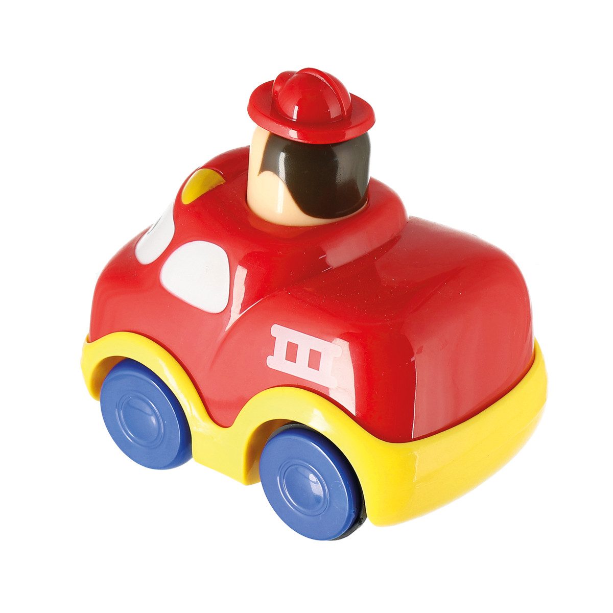 BIECO Lernspielzeug Bieco Aufziehauto ab 1 Jahr Baby Feuerwehr Auto
