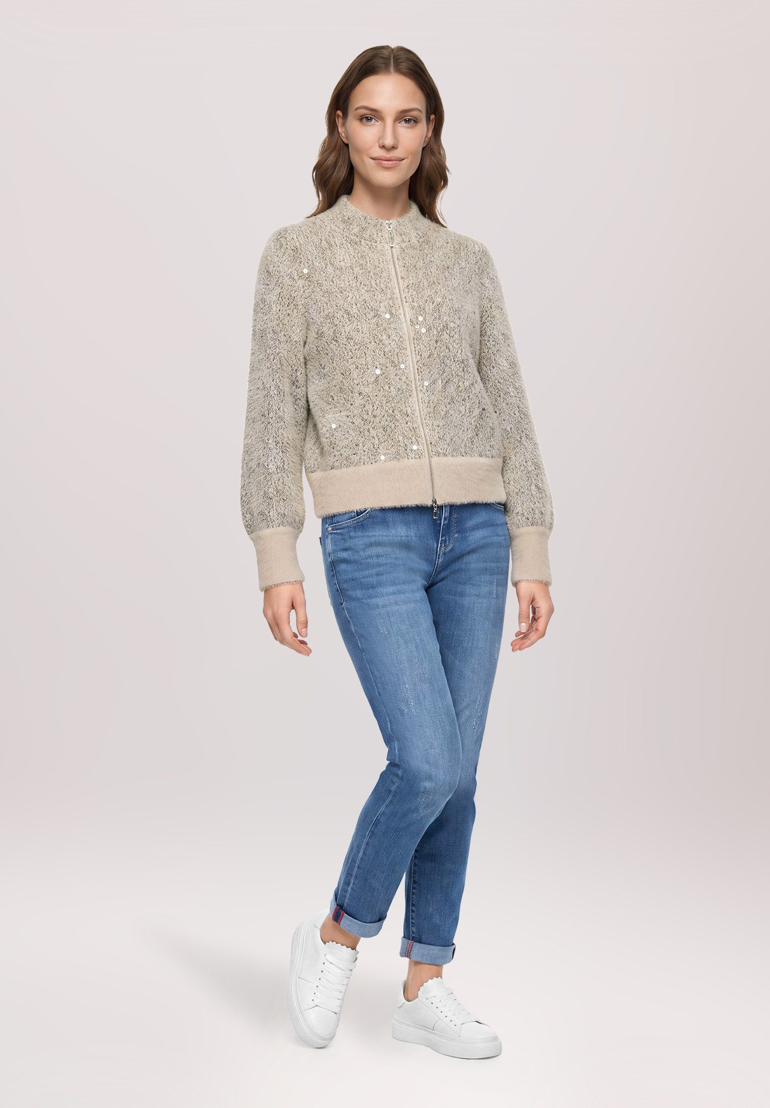 Betty Barclay Strickjacke Damen mit Applikation (1-tlg)