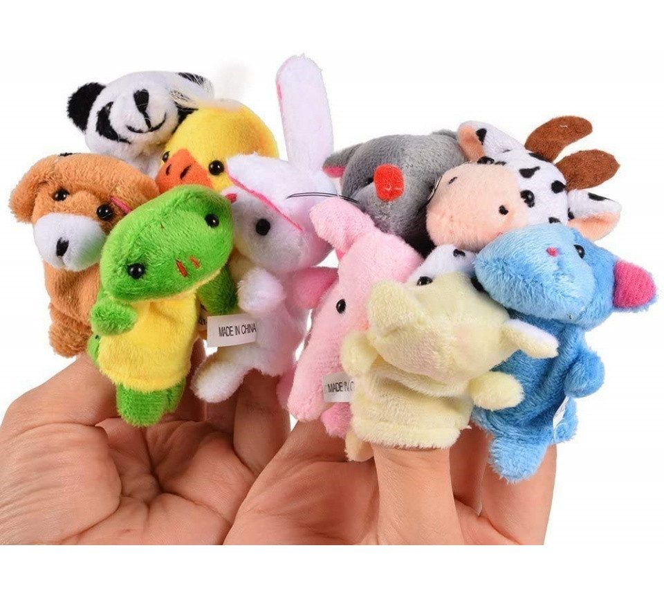 GarveeMore 10 Stück Handpuppen Set Kaninchen Tier Stil Requisiten Lernspiel günstig online kaufen