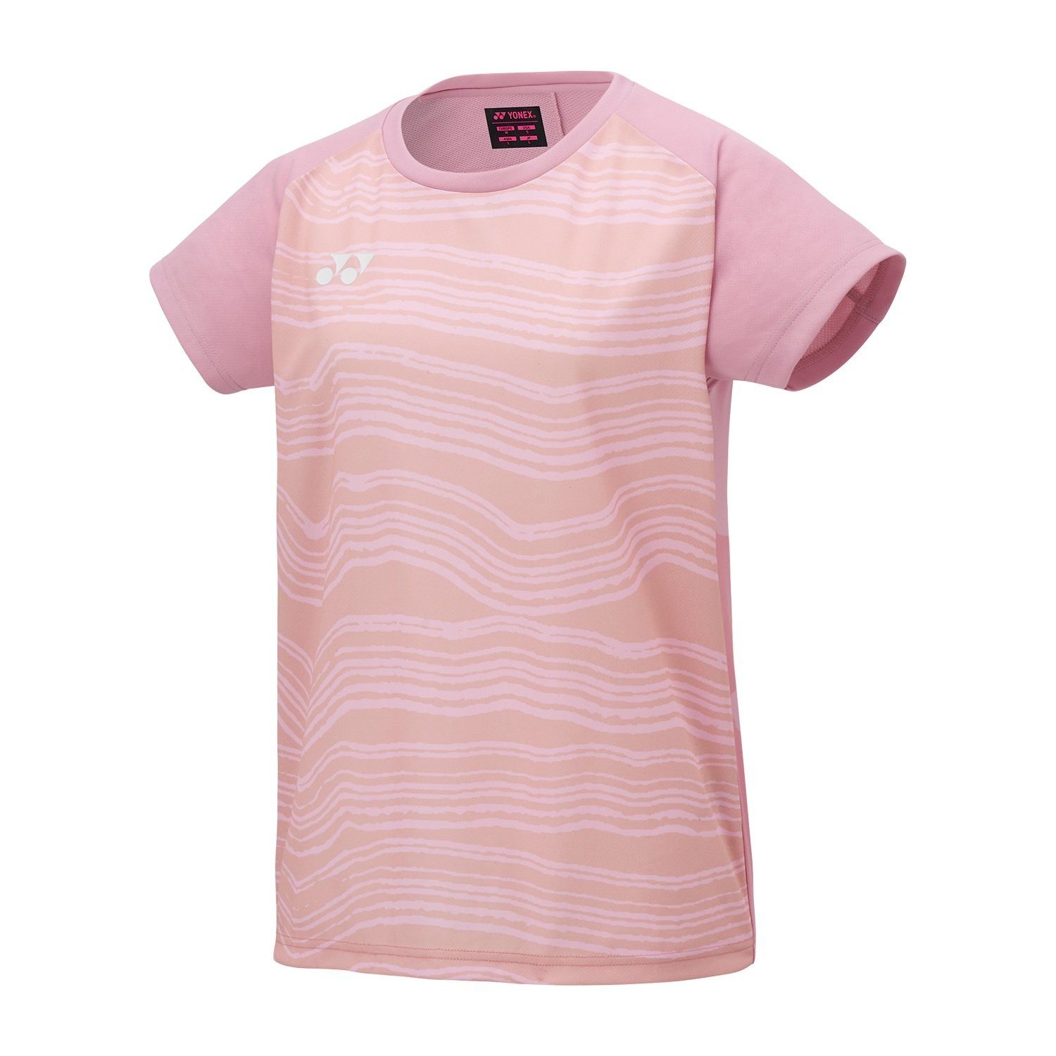 Yonex T-Shirt Crew Neck Club Team YM0050 (100% Polyester) 2025 smoke pink Damen