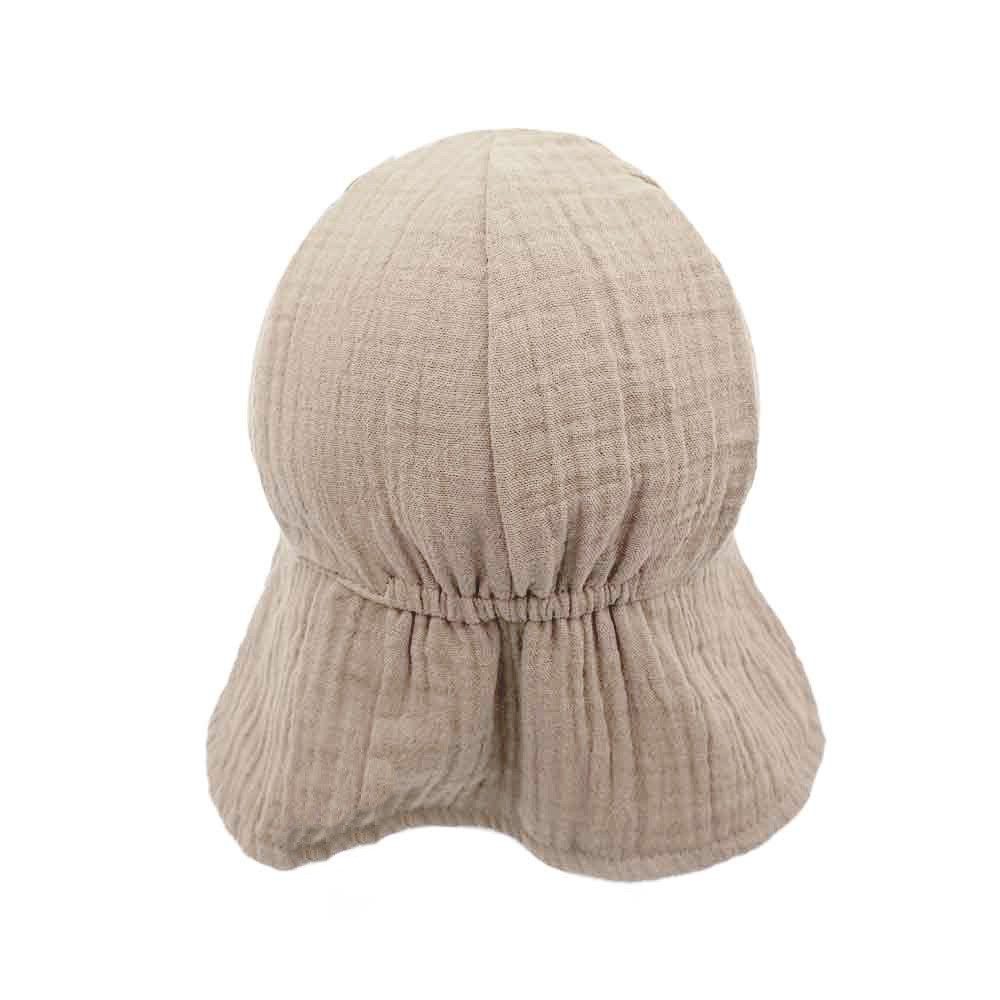 MAXIMO Schirmmütze Musselin, Nackenschutz, Bindeband, Unisex, UV-Schutz