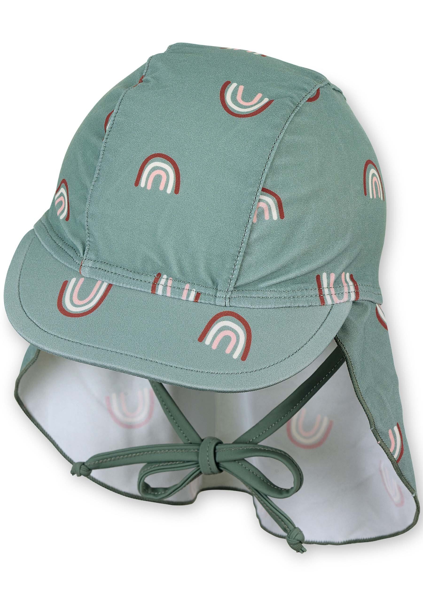 Sterntaler® Badekappe Bademütze mit Nackenschutz Regenbogen, UV-Schutz 50+